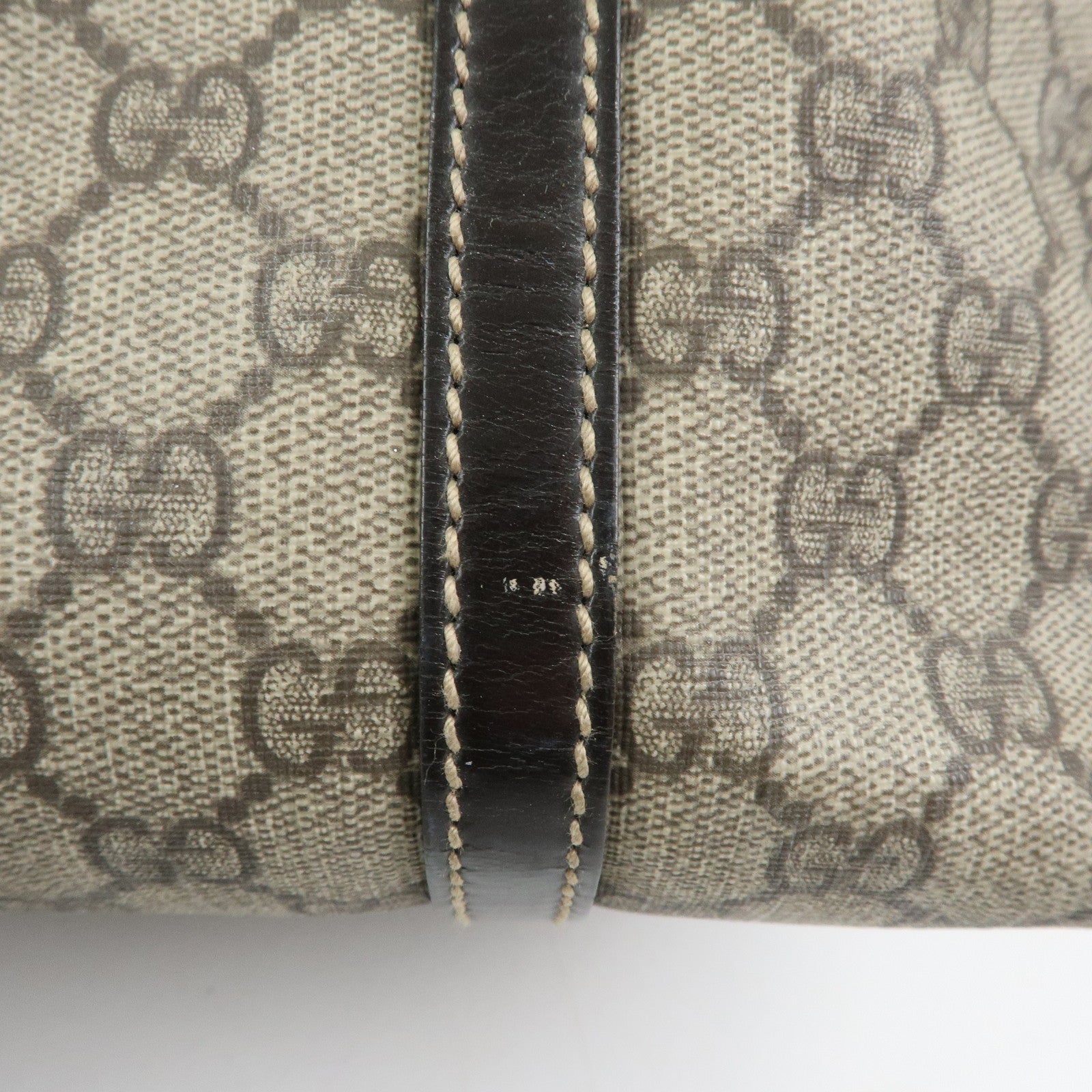 GUCCI GG Supreme Patent Leather Tote Bag Shoulder Bag 197953