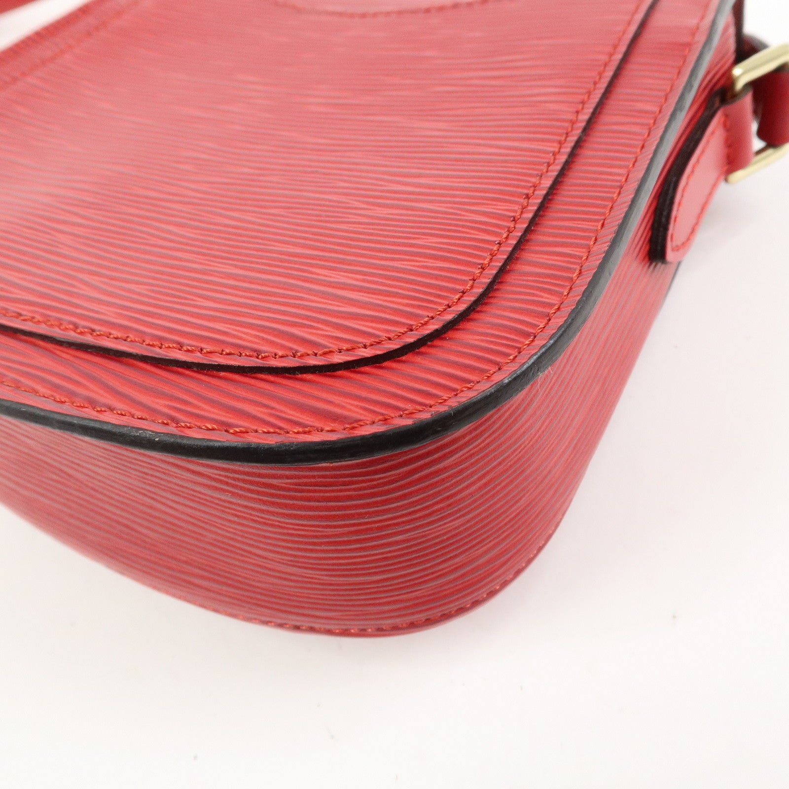 Louis Vuitton Epi Mini Saint Cloud Shoulder Bag Red M52217