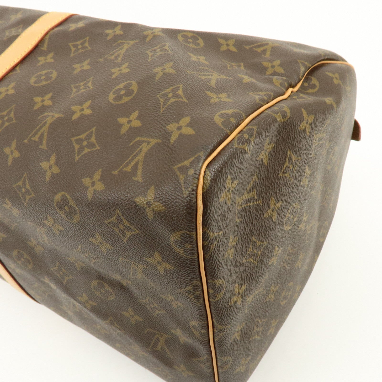 Louis Vuitton Monogram Keep All 55 Boston Bag Brown M41424