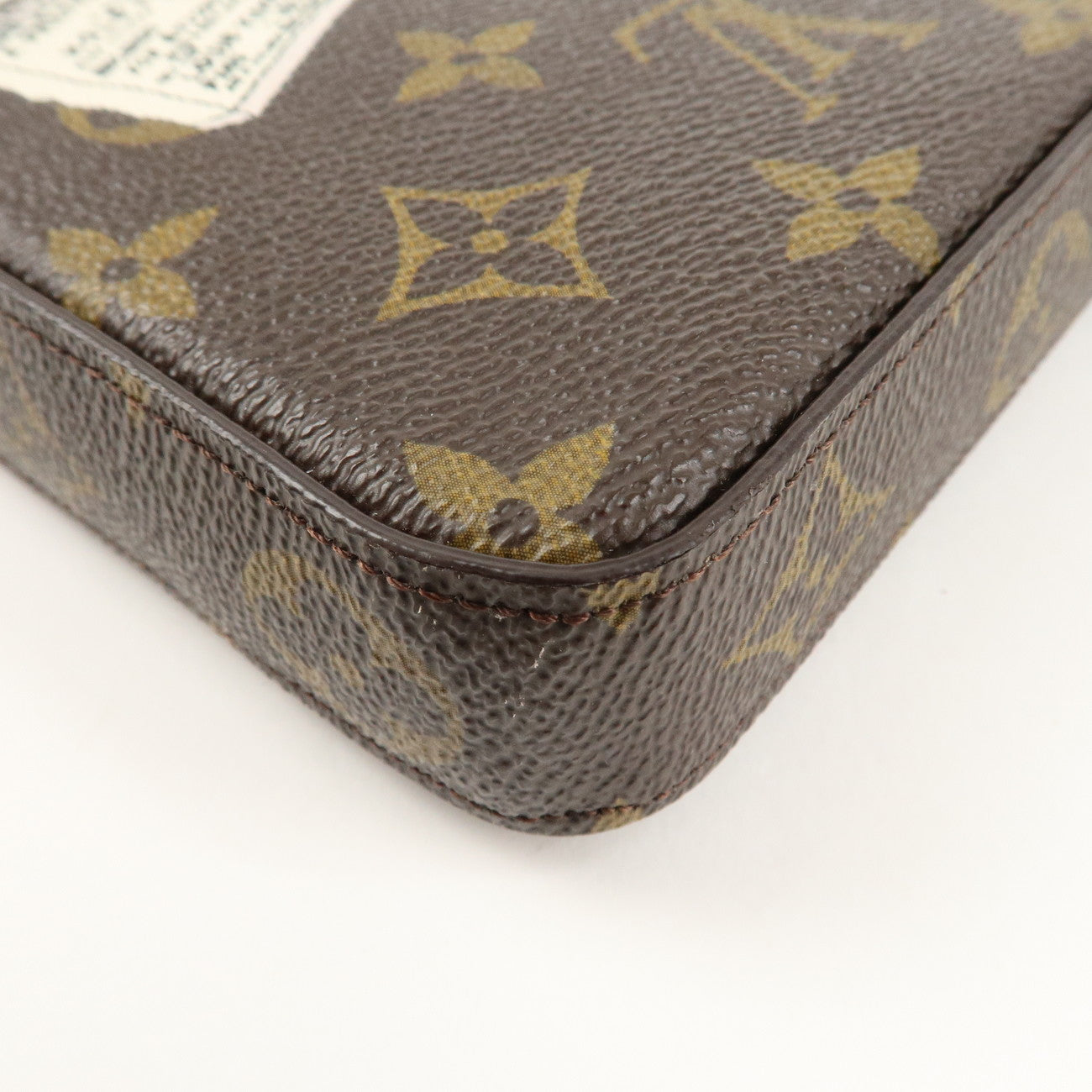 Louis Vuitton Monogram World Tour Pochette Felicie Brown MI4157 Used