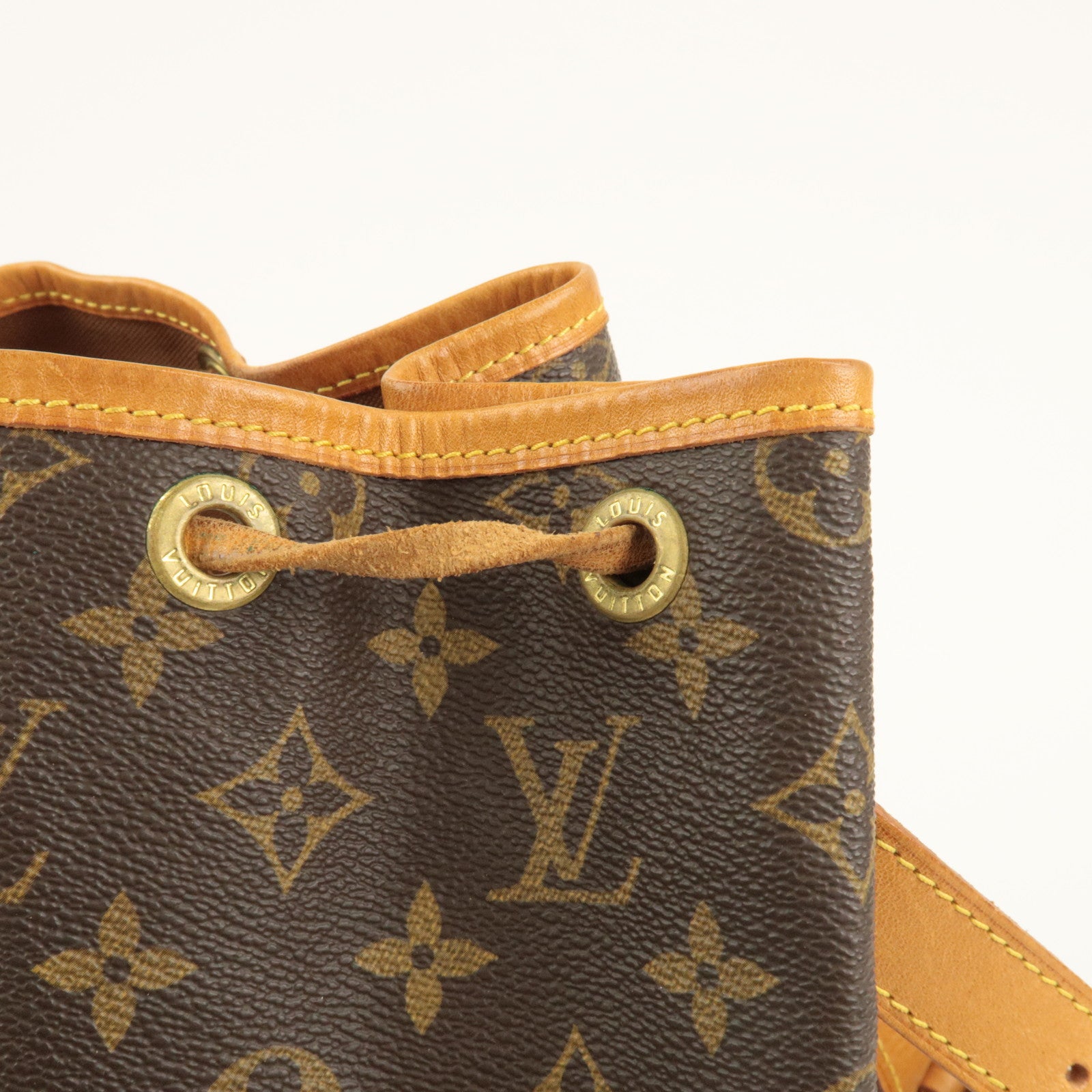 Louis Vuitton Monogram Noe Shoulder Bag Hand Bag Brown M42224 Used