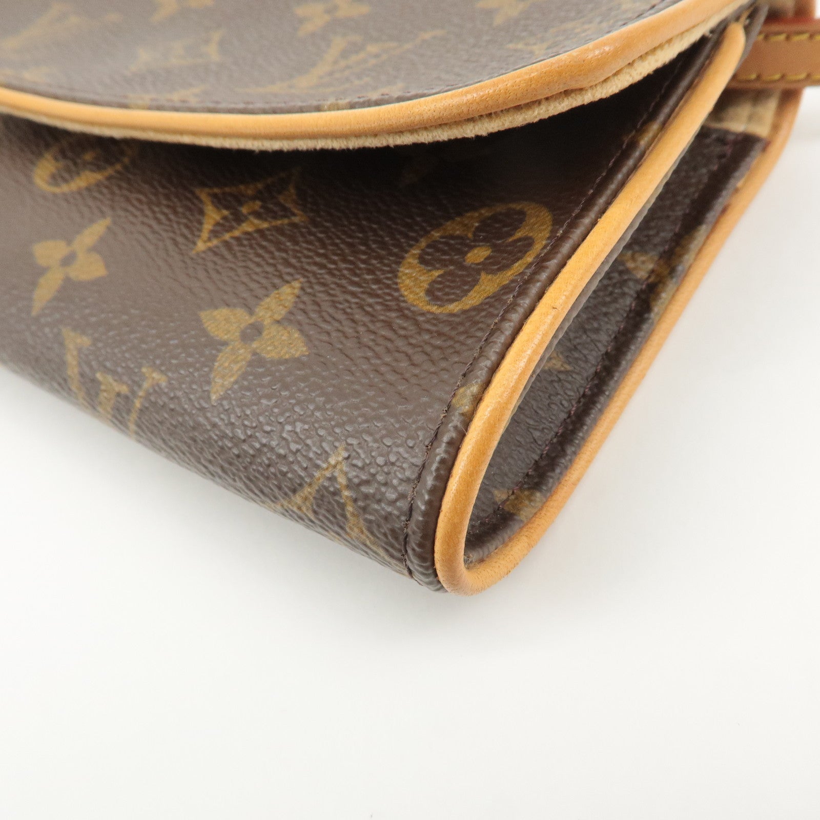 Louis Vuitton Monogram Pochette Twin PM 2Way Bag Brown M51854 Used