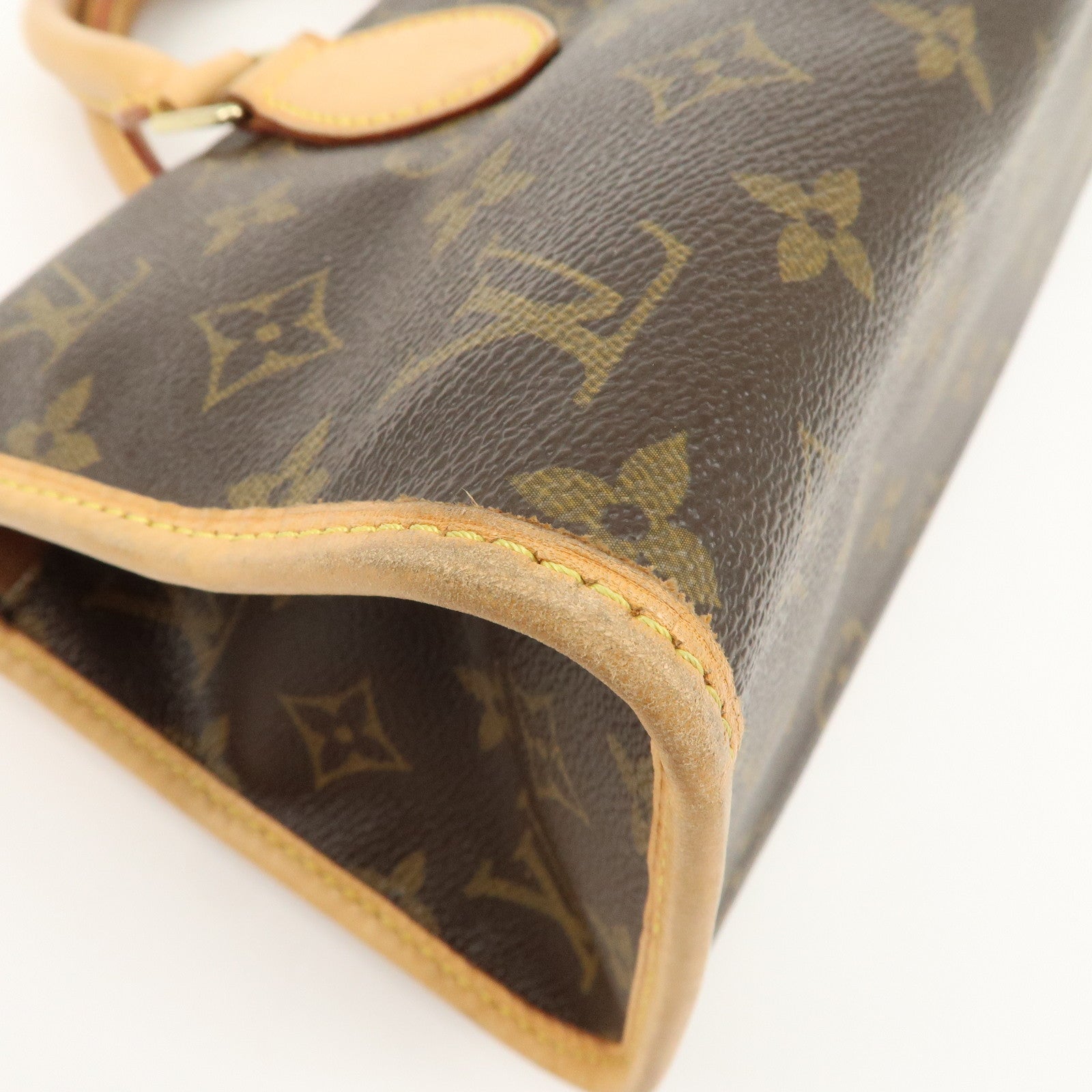 Louis Vuitton Monogram Popincourt Hand Bag Brown M40009 Used