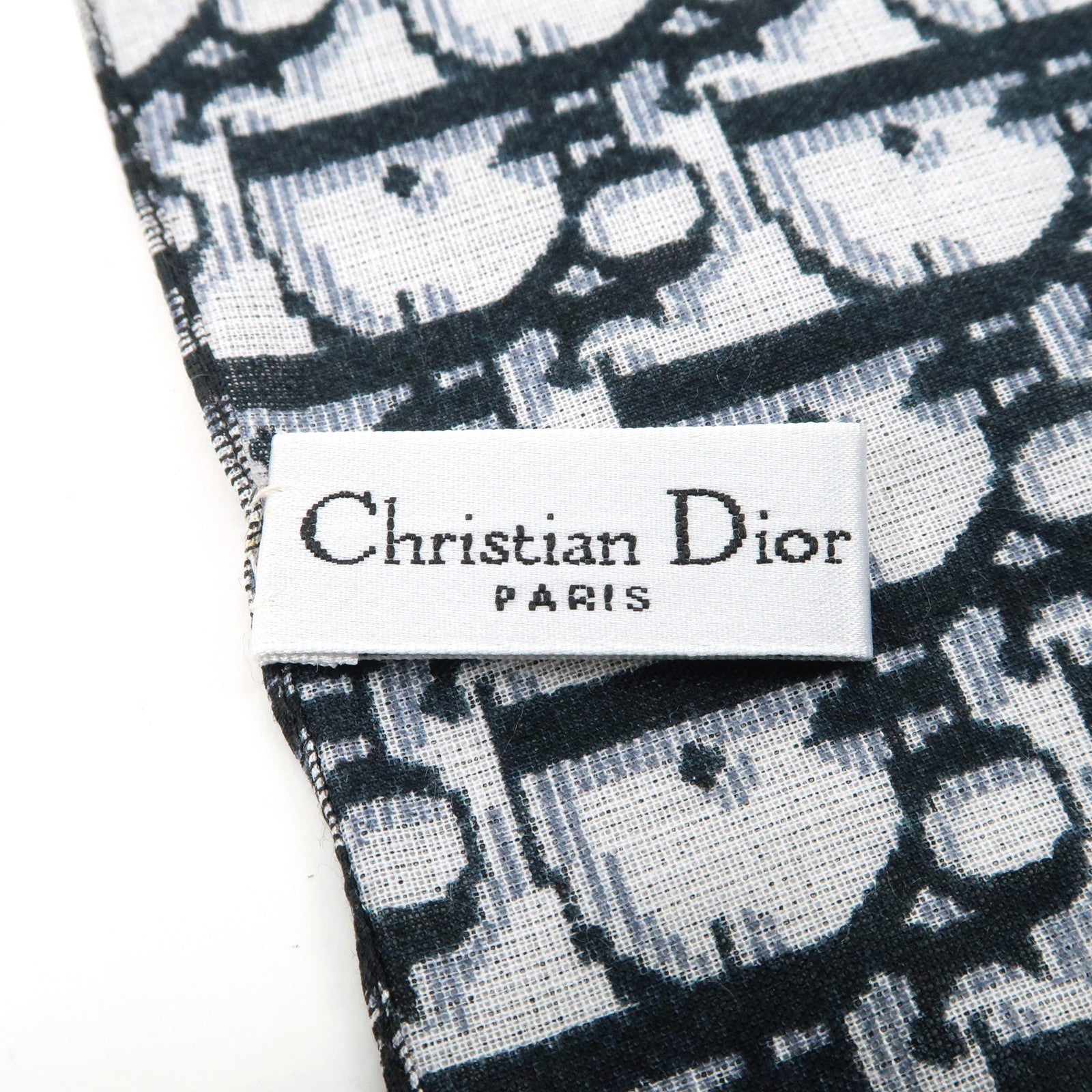 Christian Dior Trotter 100% Cotton Scarf Handkerchief 52×54