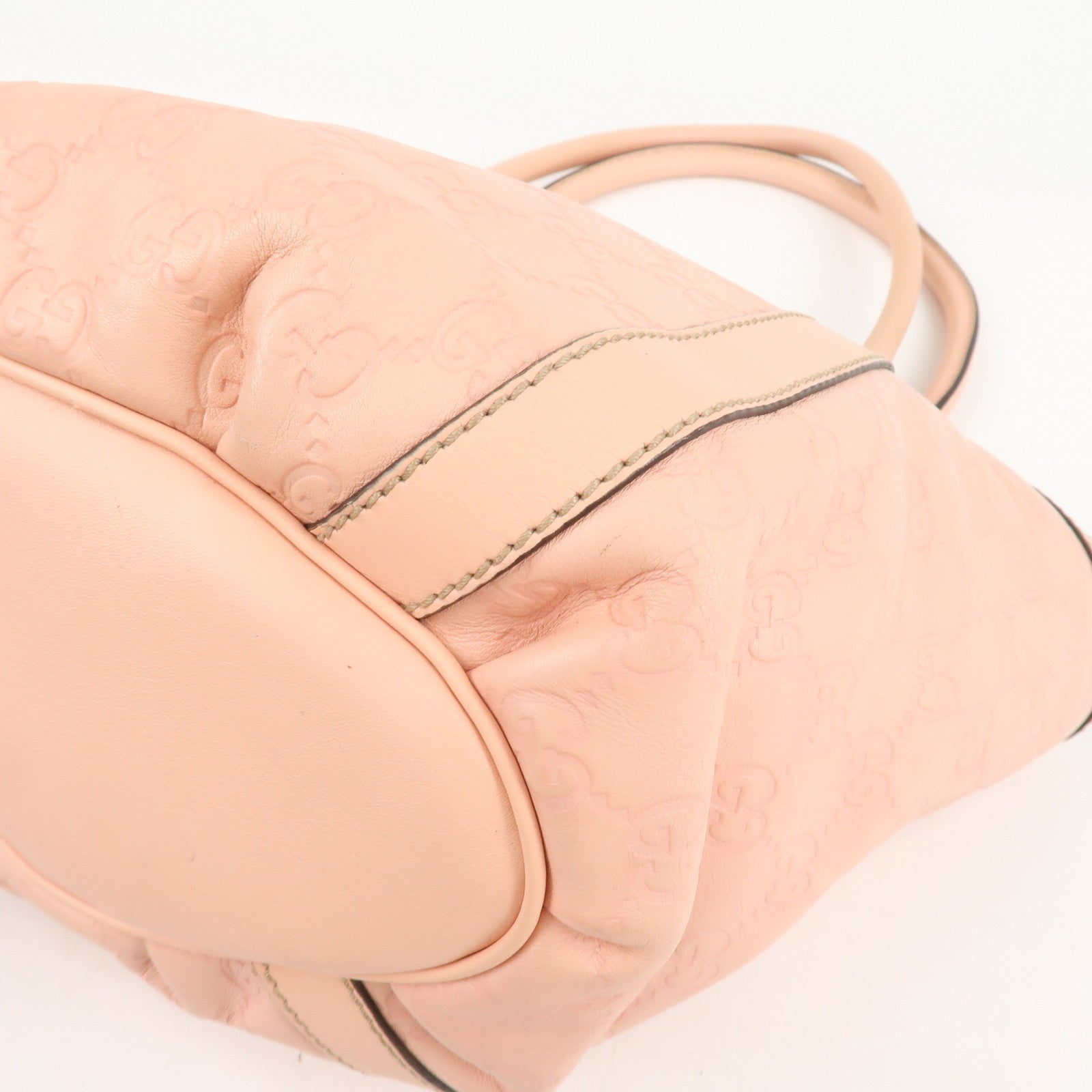 GUCCI Abbey Guccissima Leather Shoulder Bag Tote Bag 211983 Used