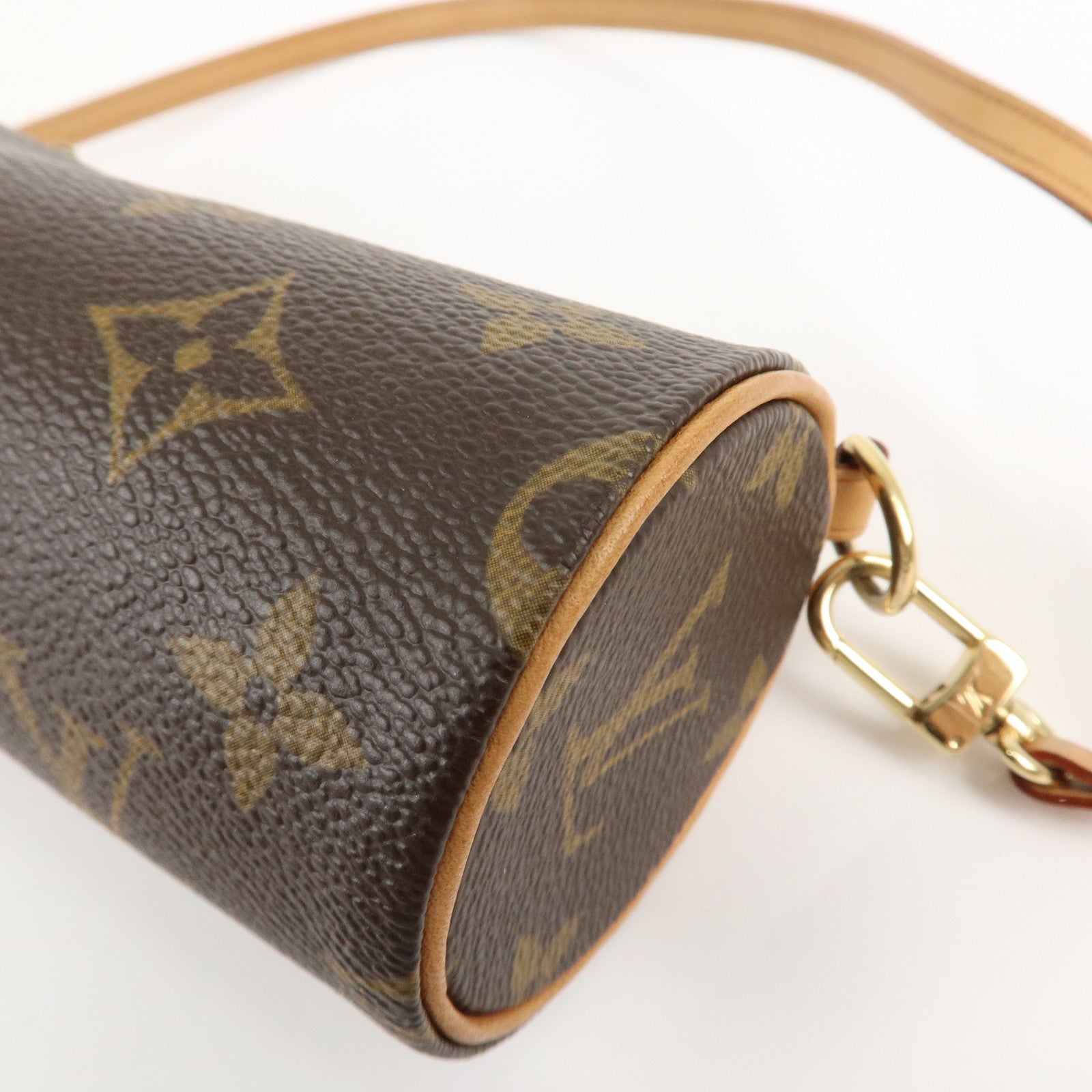 Louis Vuitton Monogram Mini Pouch for Papillon Bag Brown