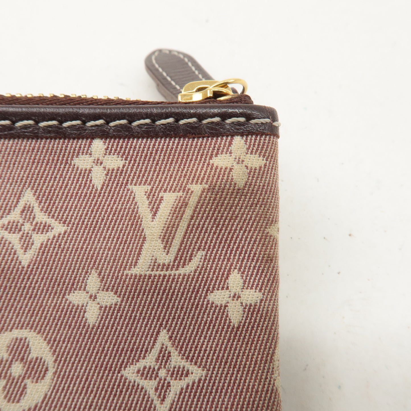 Louis Vuitton Monogram Idylle Pochette Cles Coin Case Sepia M62996