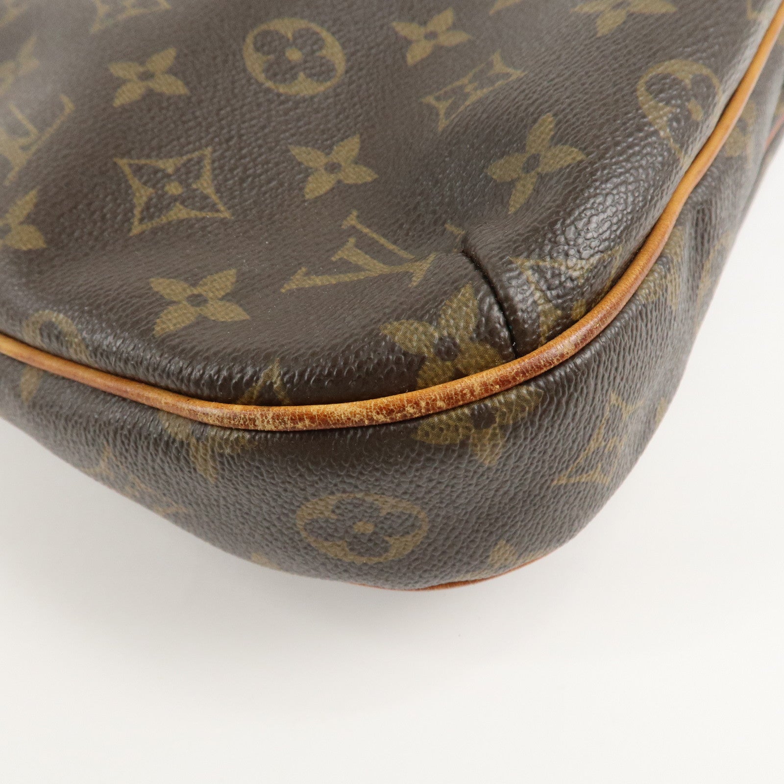 Louis Vuitton Monogram Odeon MM Shoulder Bag Brown M56389