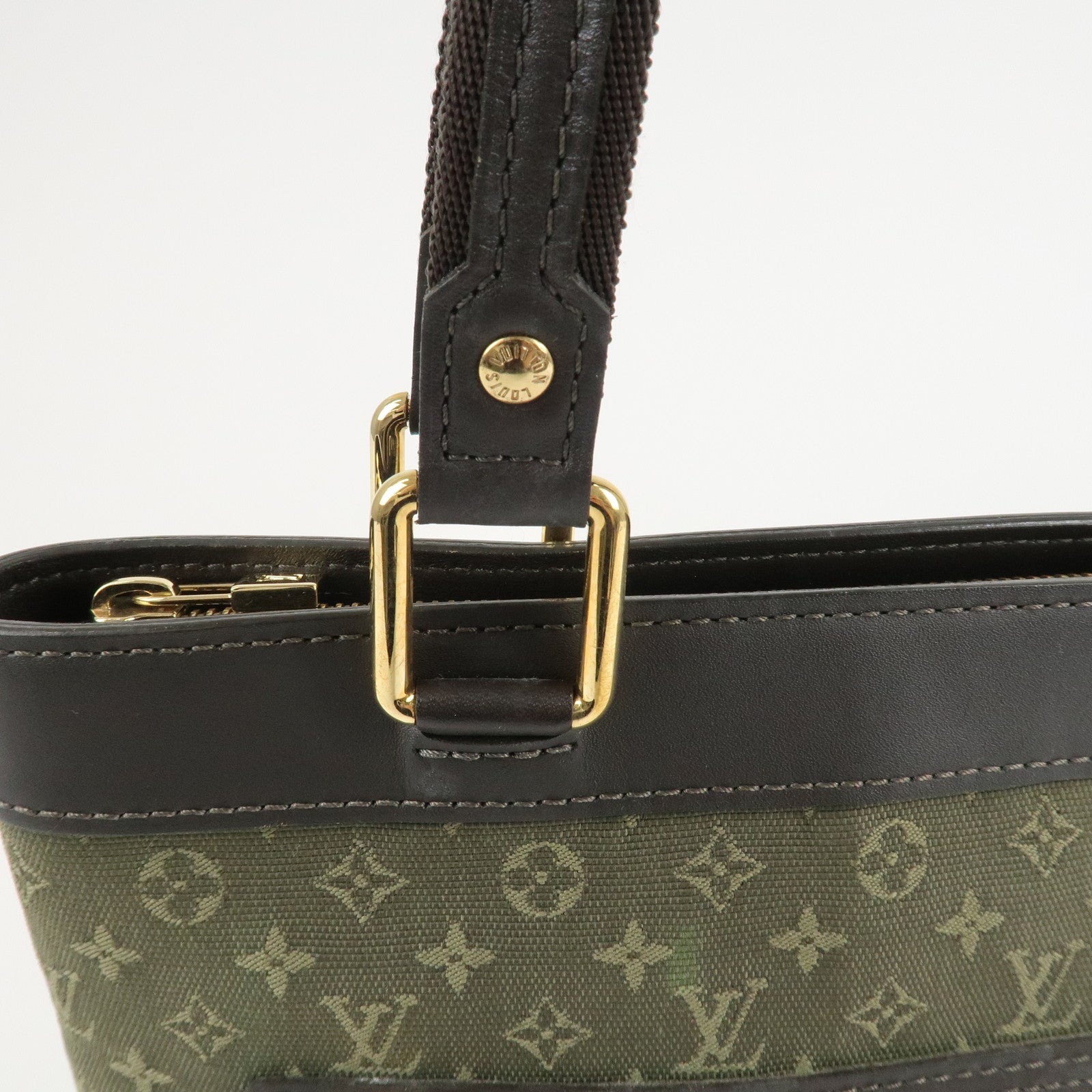 Louis Vuitton Monogram Mini Lucille PM Hand Bag TST Khaki M92682