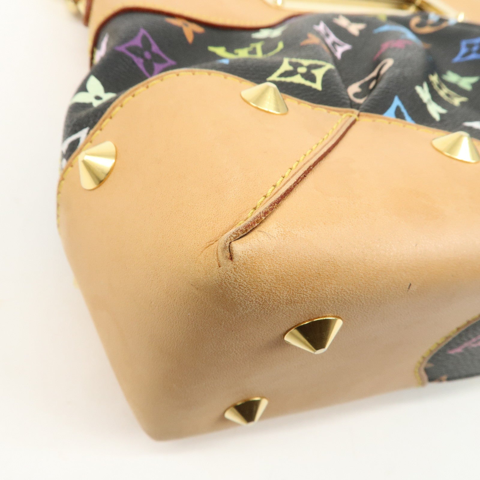 Louis Vuitton Monogram Multi Color Judy MM 2Way Bag Noir M40256 Used