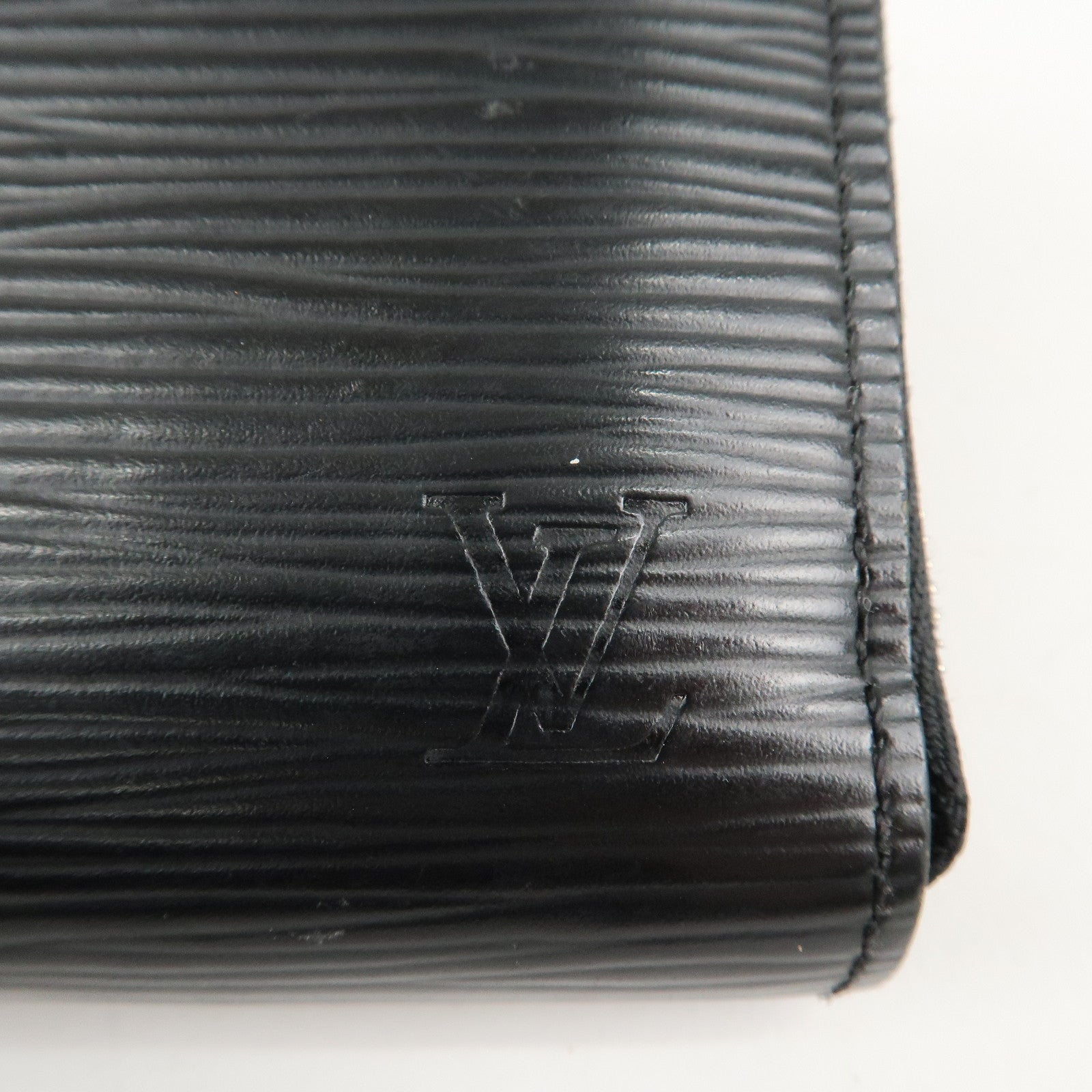 Louis Vuitton Epi Leather Zippy Coin Case Wallet Noir M60152