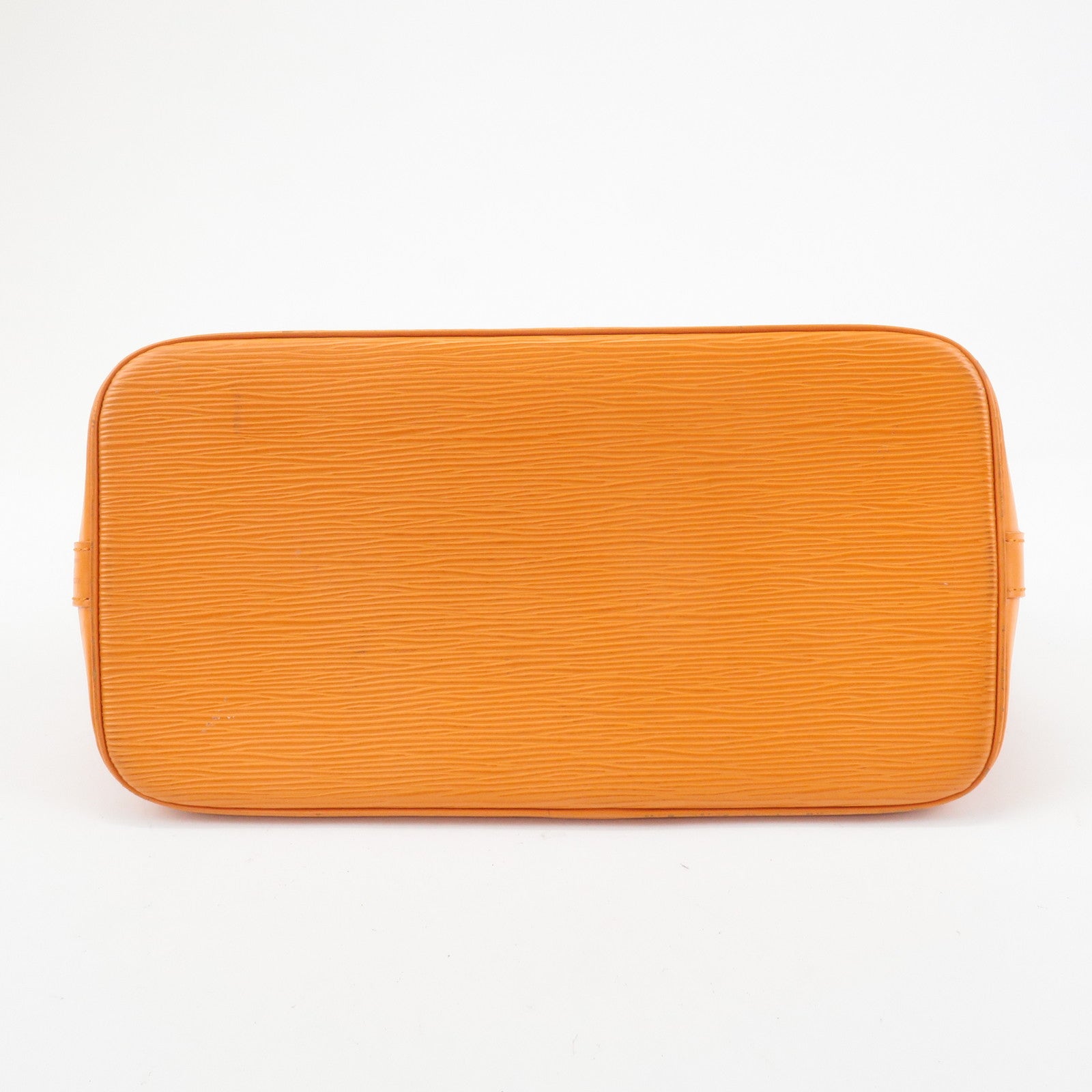 Louis Vuitton Epi Alma PM Hand Bag Pimont Orange M40623 Used