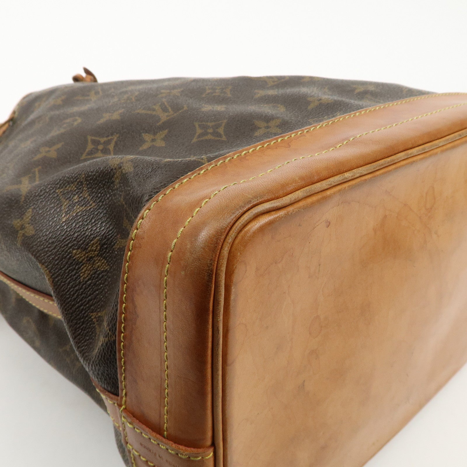 Louis Vuitton Monogram Noe Shoulder Bag Hand Bag Brown M42224 Used