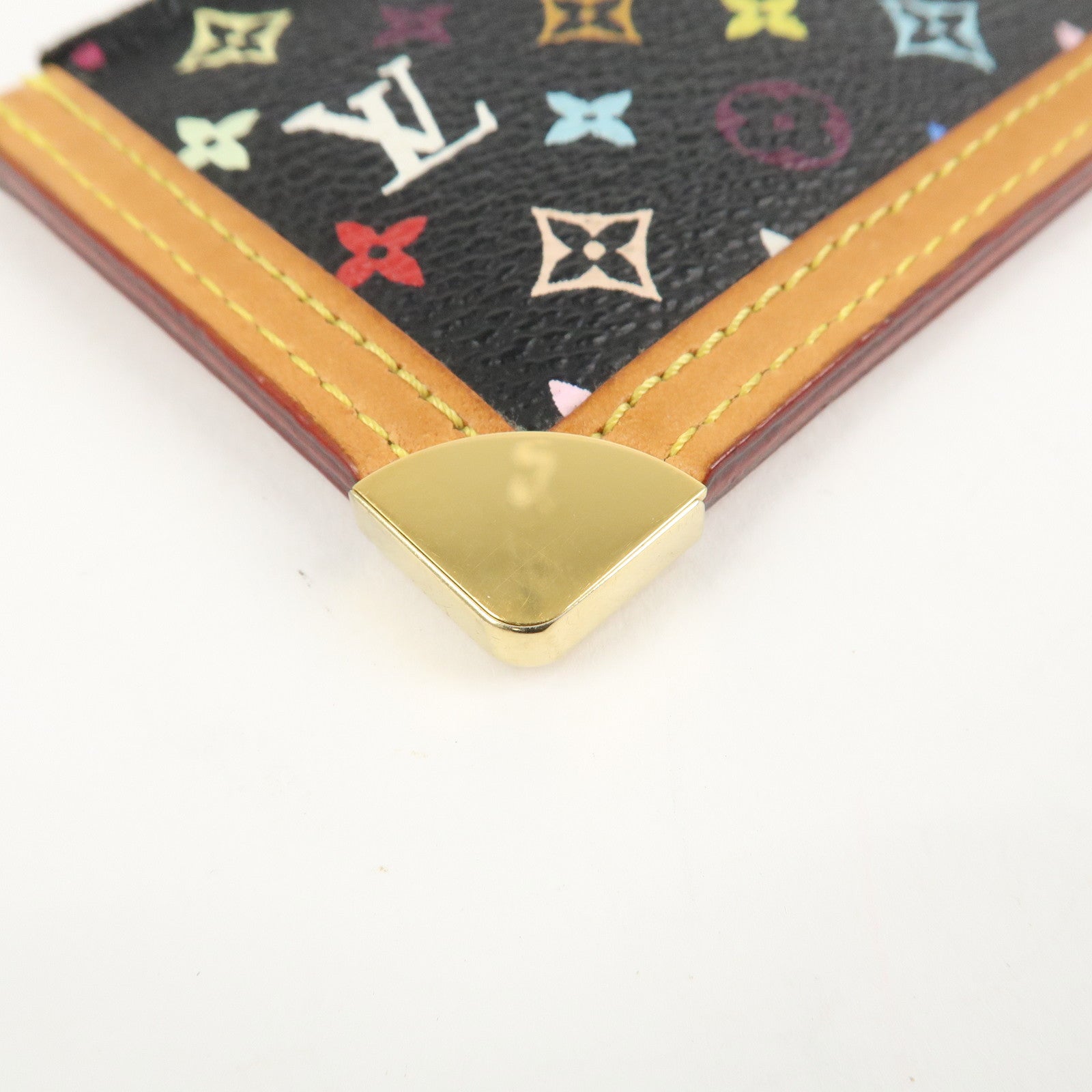 Louis Vuitton Monogram Multi Color Pochette Cles Noir M92654 Used