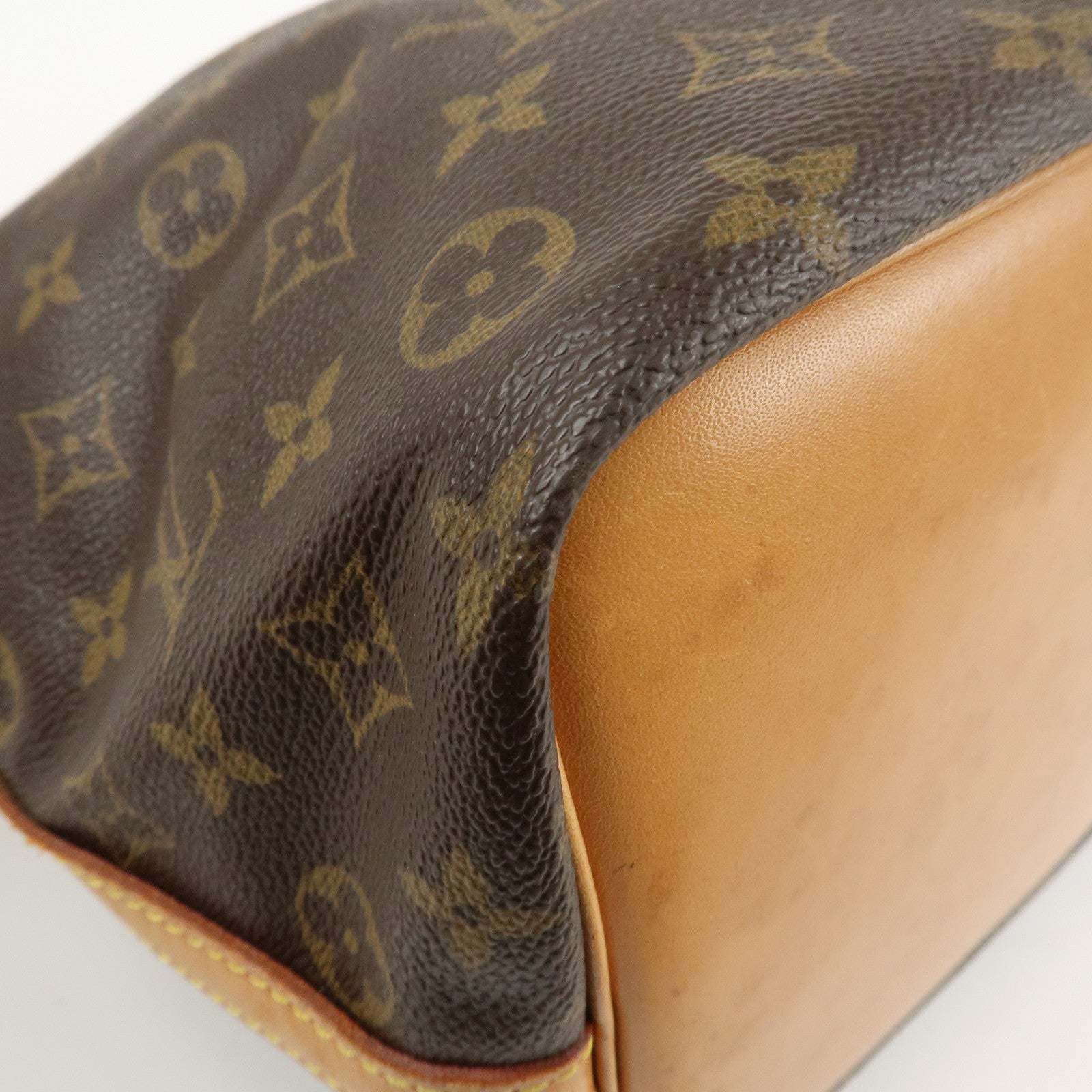 Louis Vuitton Monogram Petit Noe Shoulder Bag Brown M42226 Used