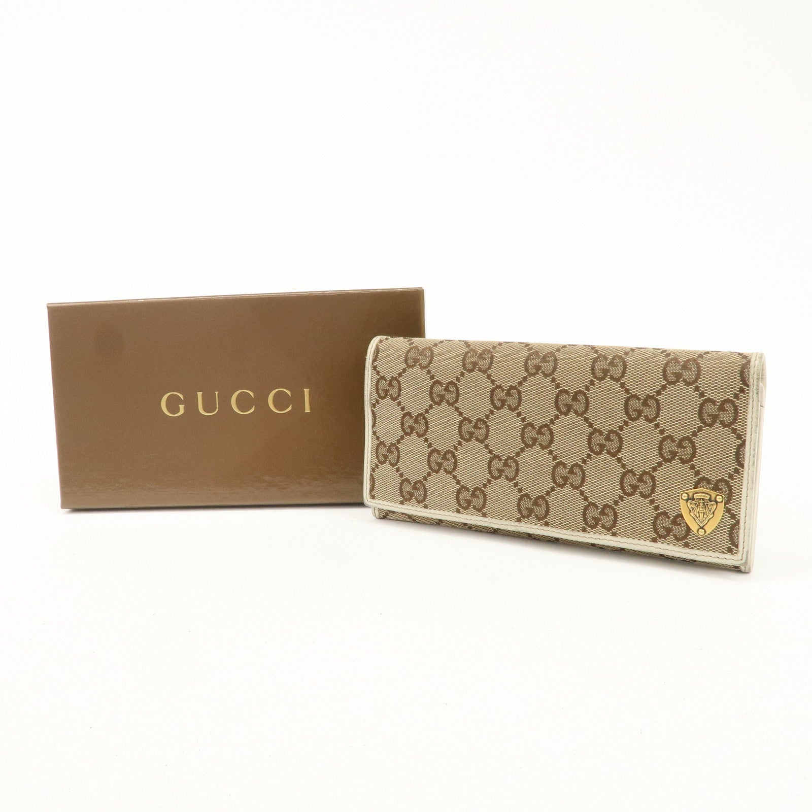 GUCCI Guccissima Set of 3 Long Wallet 143389 203618 308005 Used