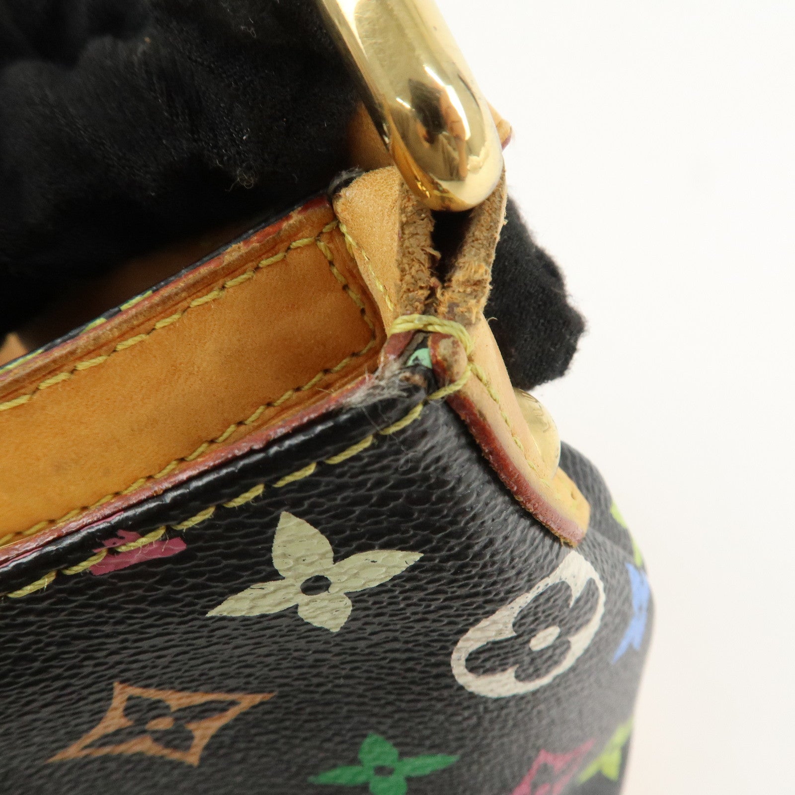 Louis Vuitton Monogram Multicolor Eliza Shoulder Bag M40099 Black Used