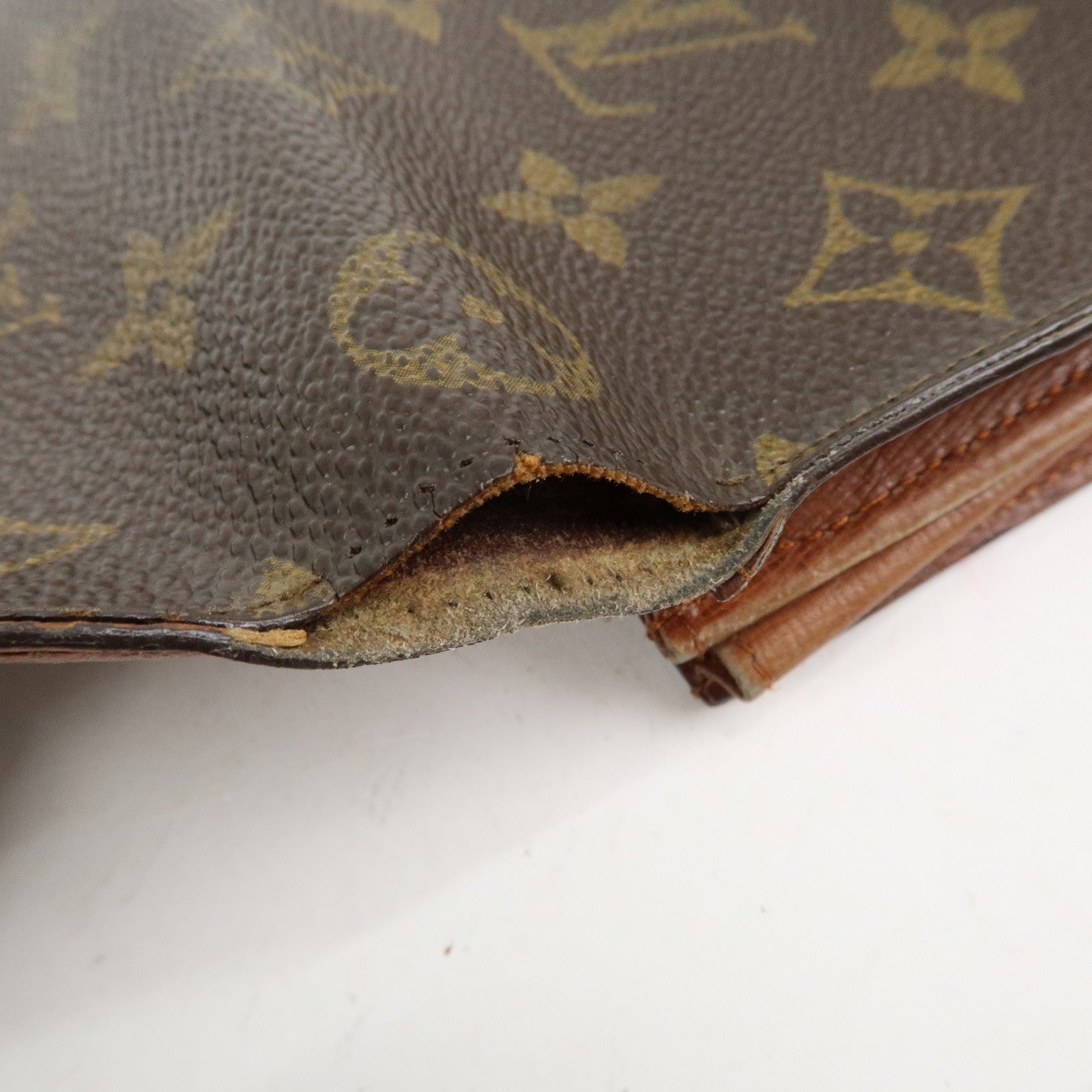 Louis Vuitton Monogram Set of 2 Long Wallet Brown M61723 Used
