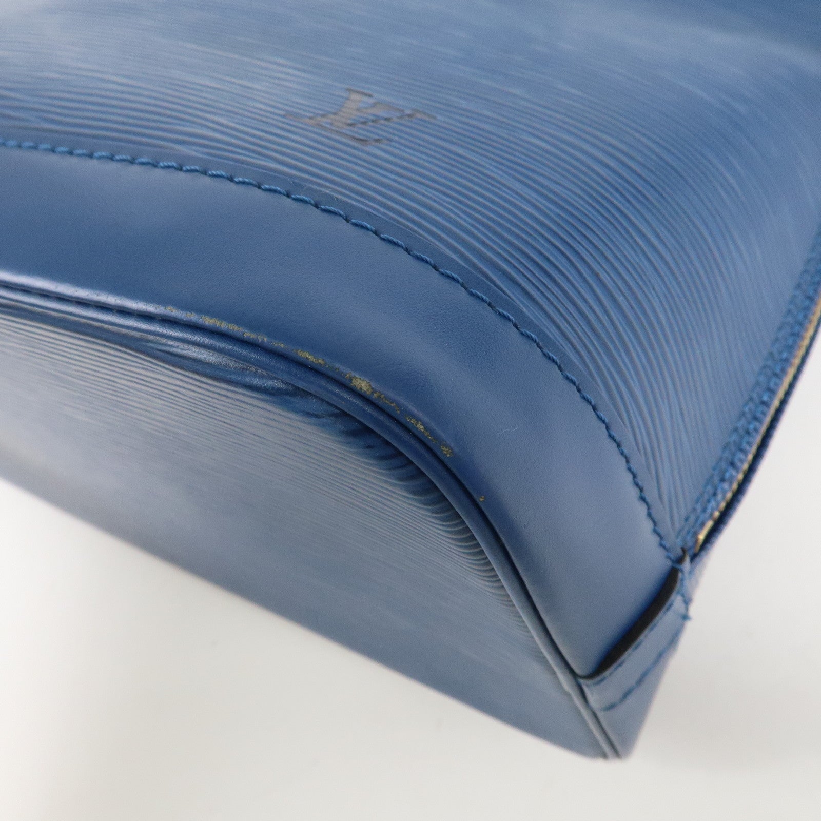 Louis Vuitton Epi Alma Hand Bag Toledo Blue M52145 Used