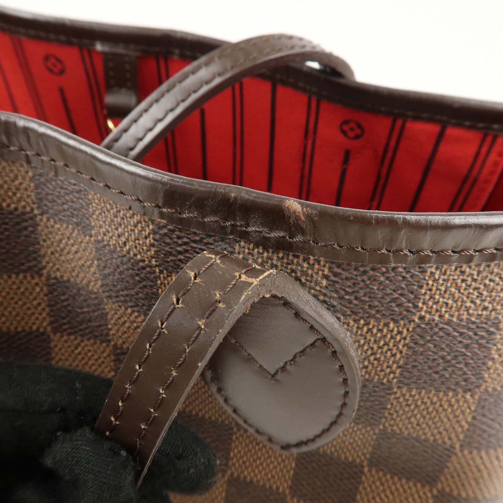 Louis Vuitton Damier Neverfull MM Tote Bag Hand Bag N51105