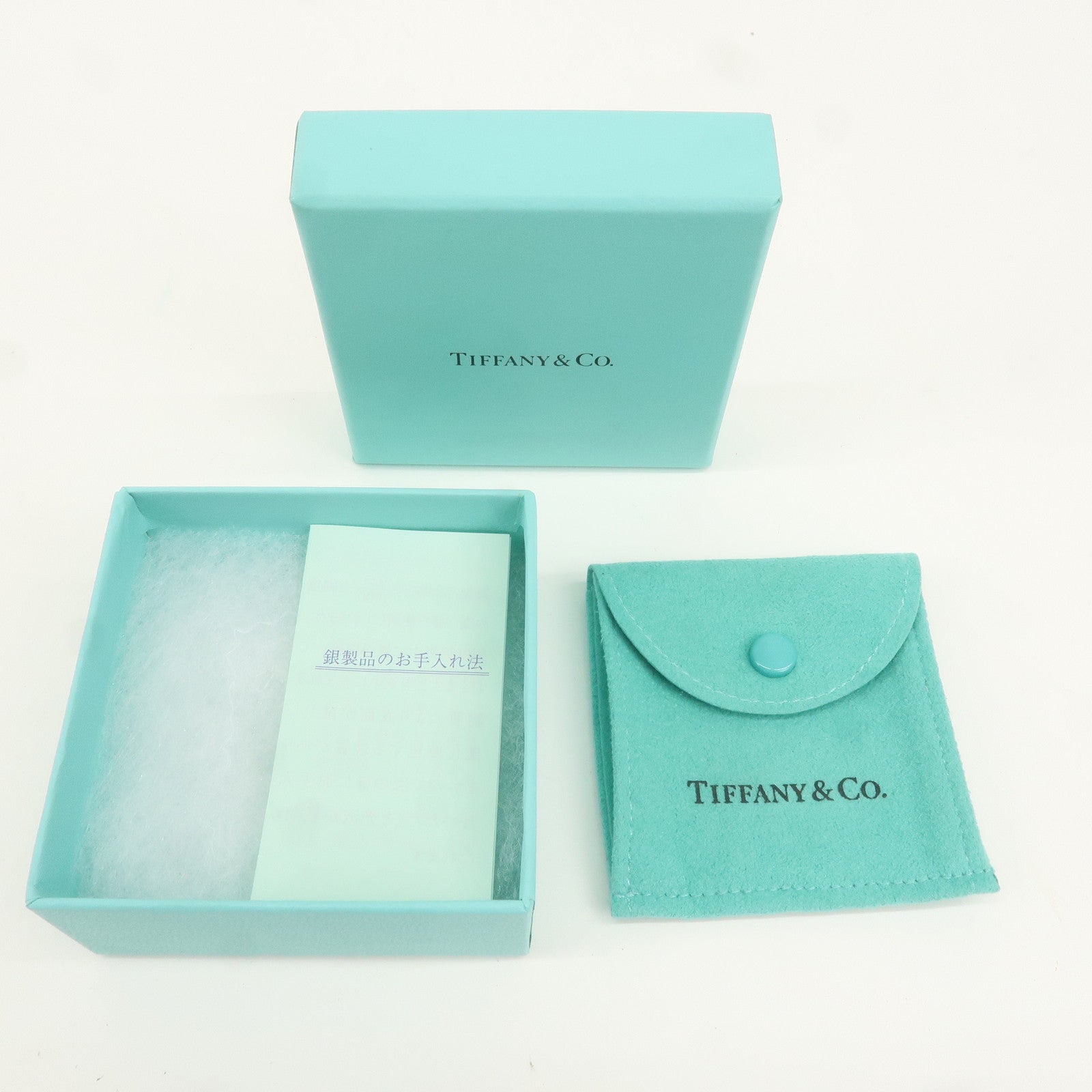 Tiffany&Co. Set of 10 Jewelry Necklace Box Dust Bag Tiffany Blue