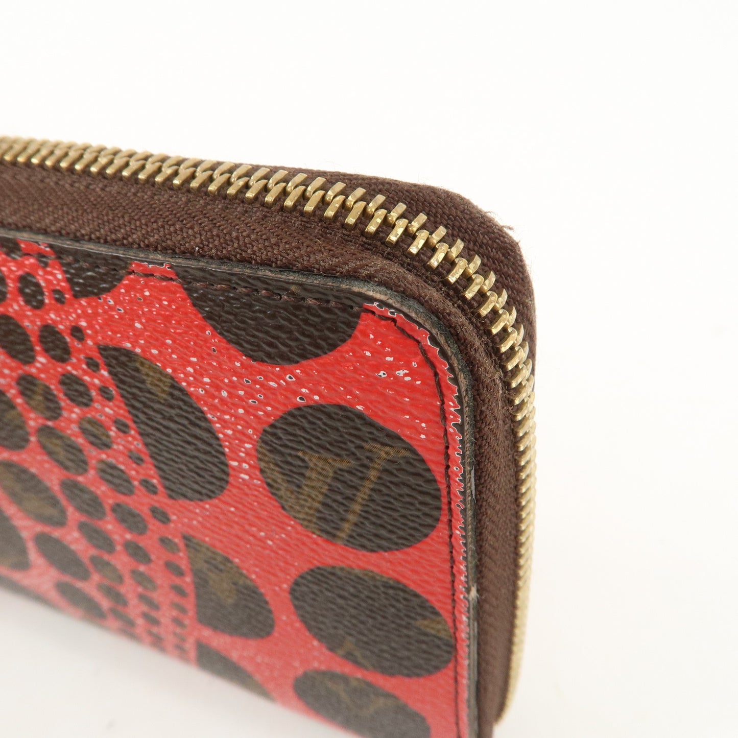 Louis Vuitton Monogram Yayoi Kusama Pumpkin Dots Zippy Wallet