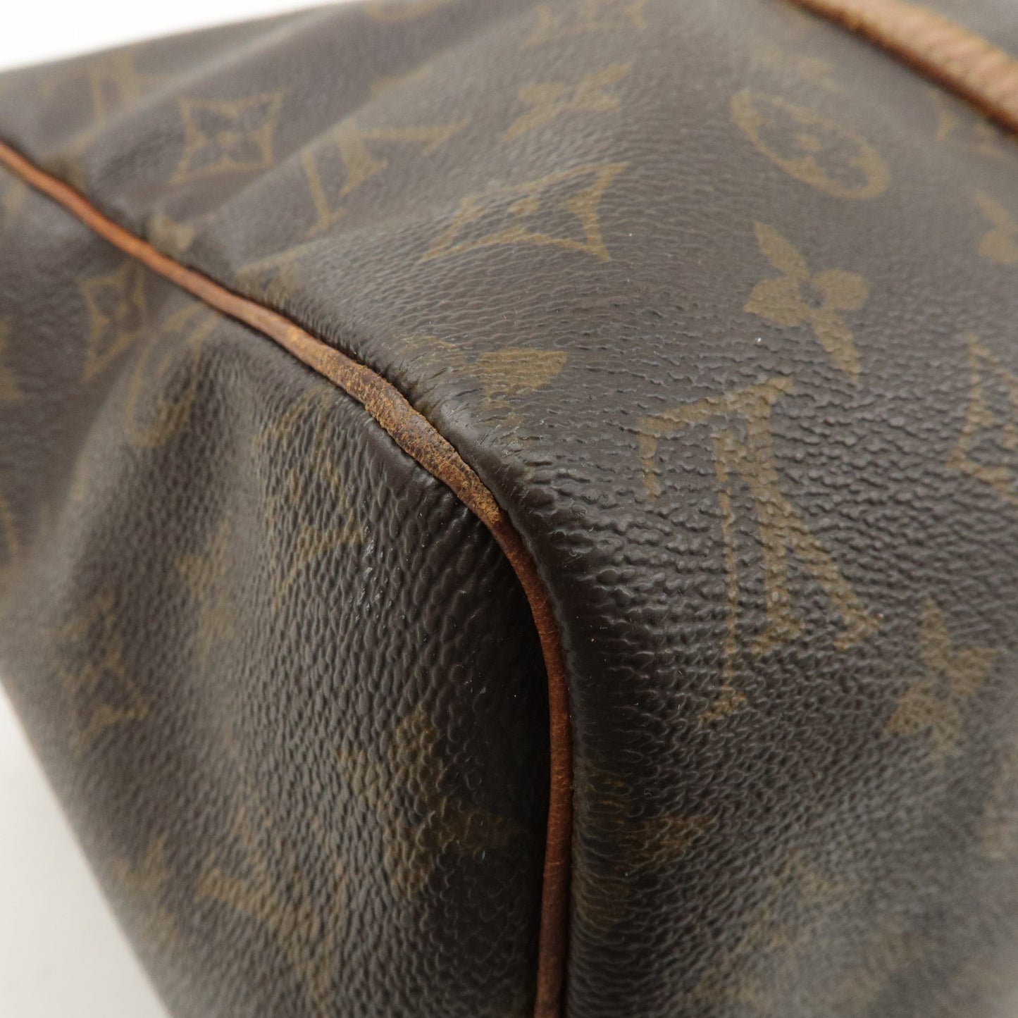 Louis Vuitton Monogram Sac Souple 35 Boston Bag Brown M41626