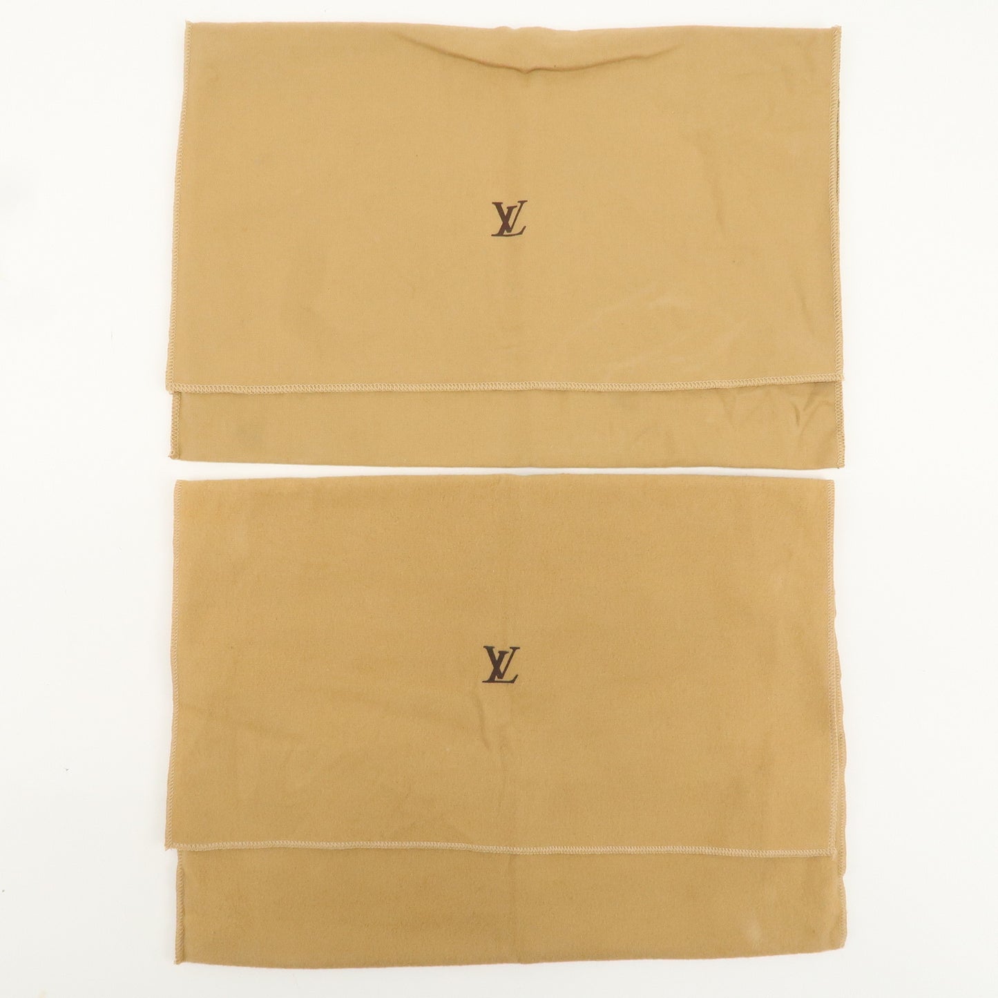 Louis Vuitton Set of 10 Dust bag Flap Type Beige