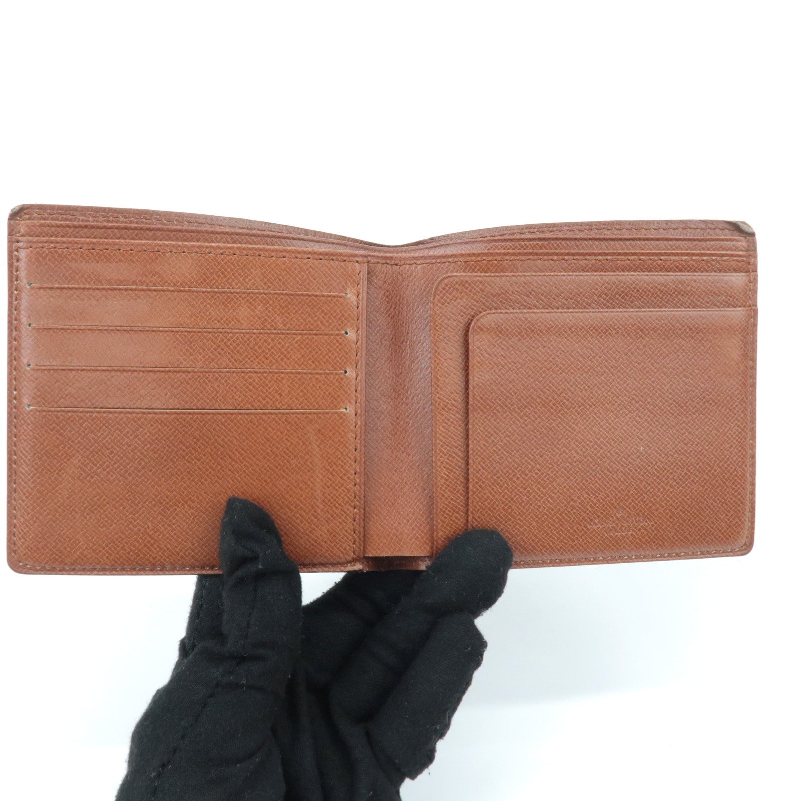 Louis Vuitton Monogram Porte Billets Carte Credit Brown M60879 Used