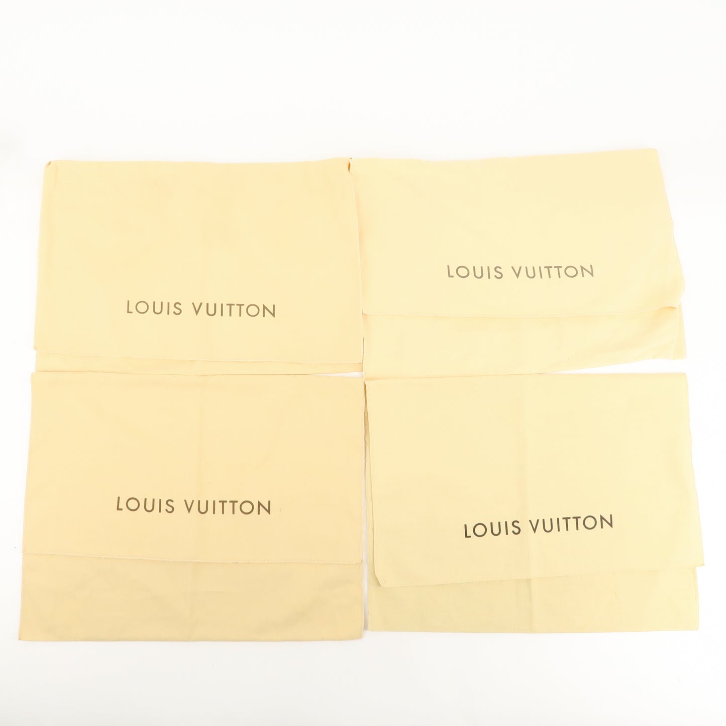 Louis Vuitton Set of 14 Storage Bag Dust Bag Beige