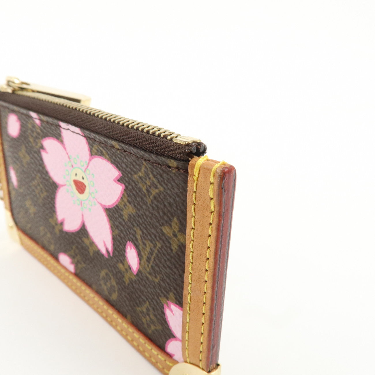 Louis Vuitton Cherry Blossom Pochette Cles Coin Case M92015