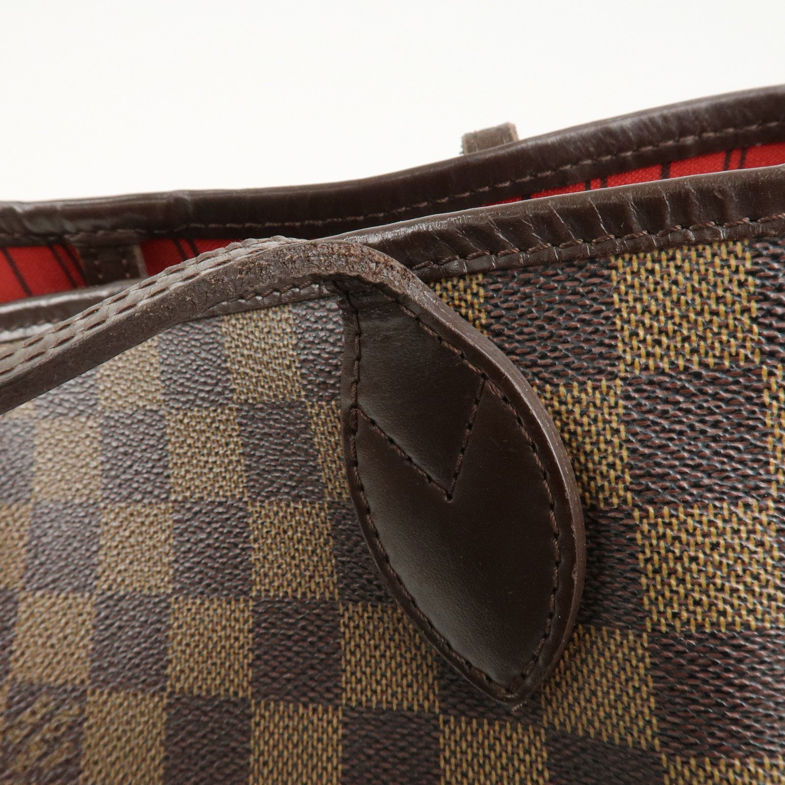 Louis Vuitton Damier Neverfull MM Tote Bag Damier Ebene N51105