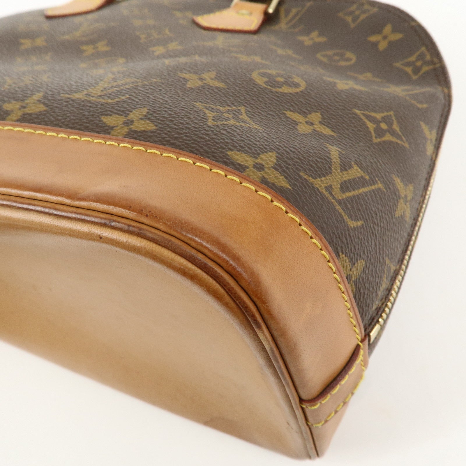 Louis Vuitton Monogram Alma Hand Bag Brown M51130