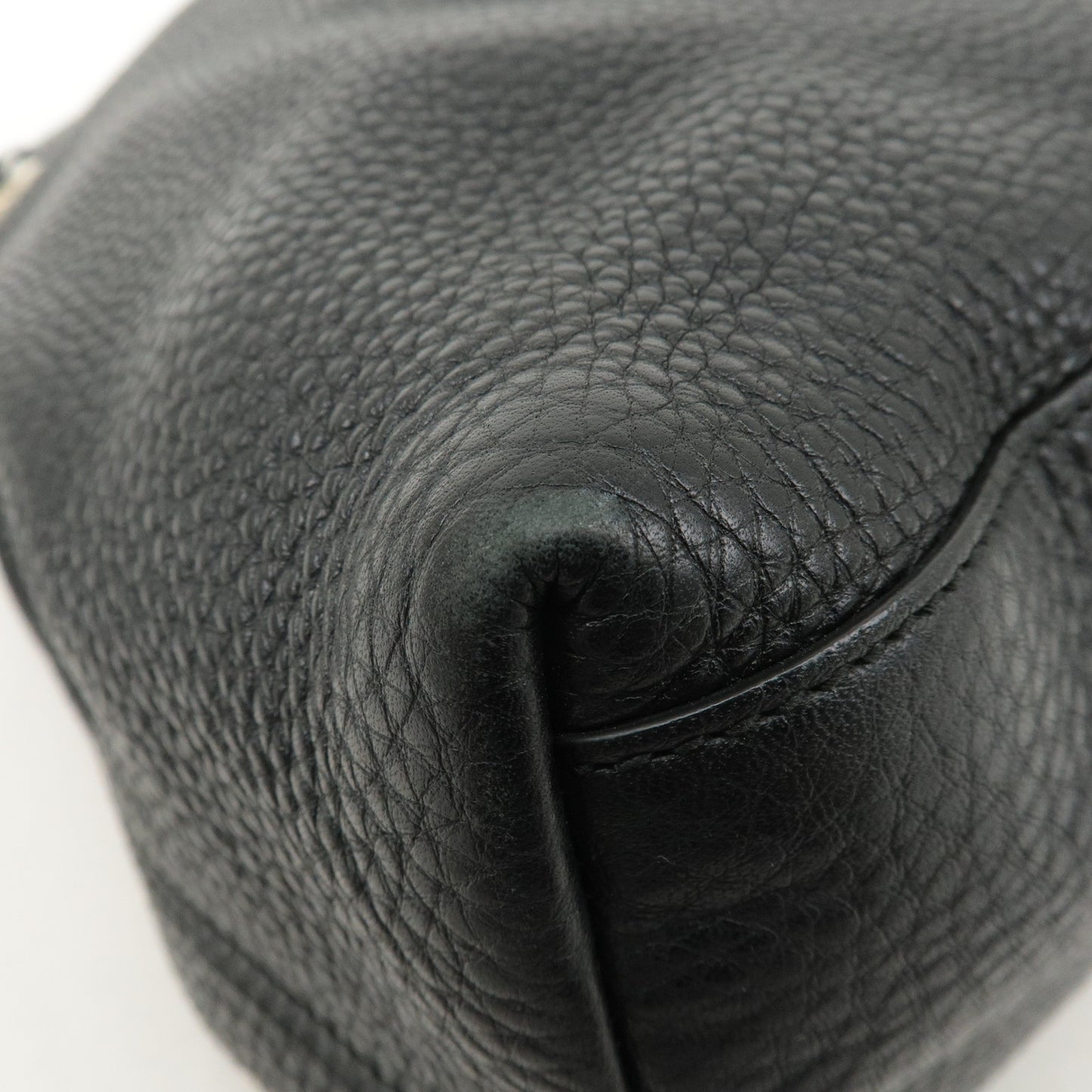 GUCCI SOHO Leather Chain Shoulder Bag Black 308982