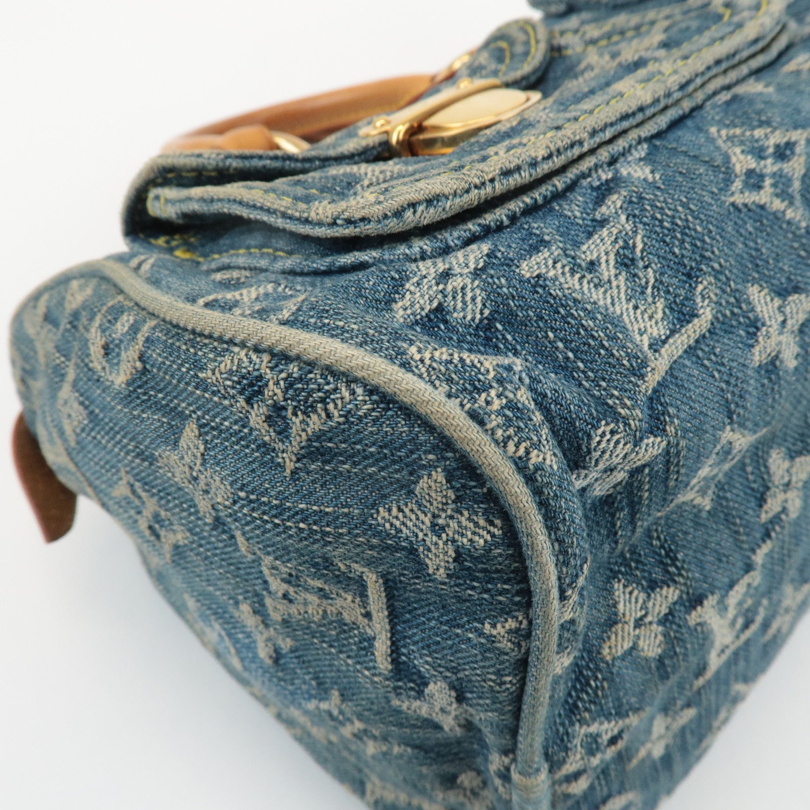 Louis Vuitton Monogram Denim Neo Speedy Boston Bag Blue M95019