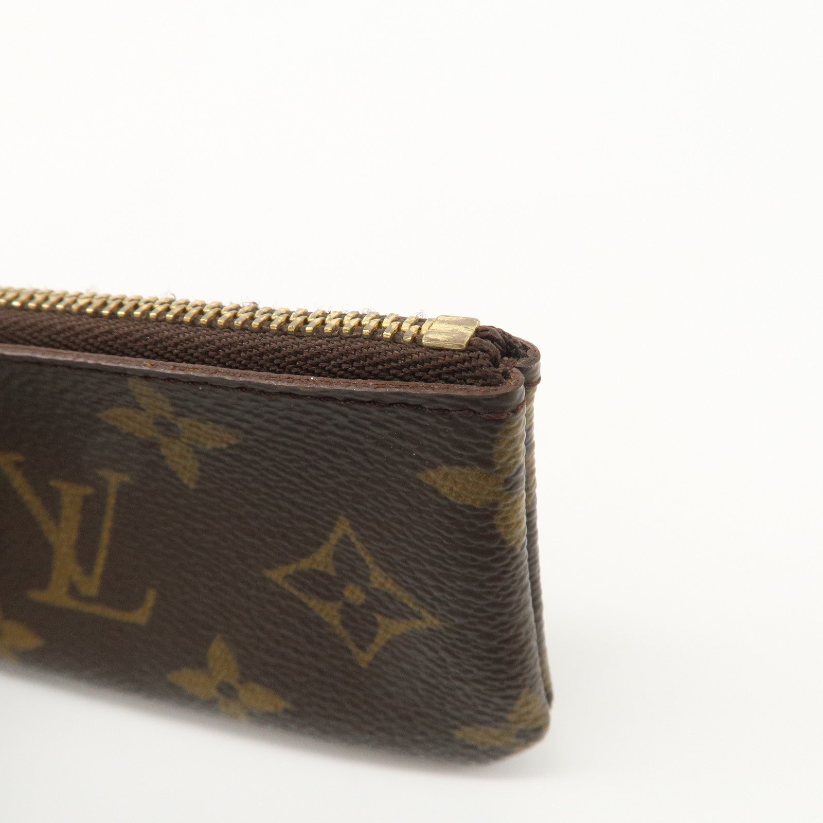 Louis Vuitton Monogram Pochette Cles Coin Case Key Case  M62650 Used