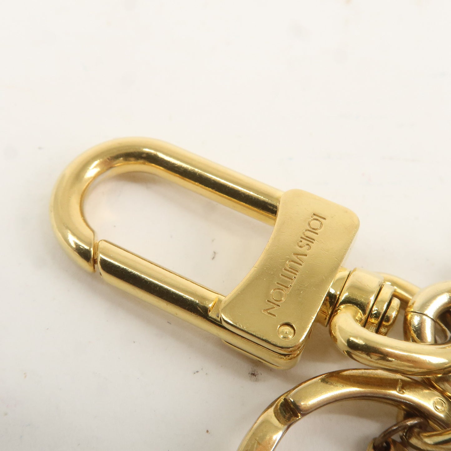 Louis Vuitton Porte Cles Maison Bag Charm Key Charm Gold M65086