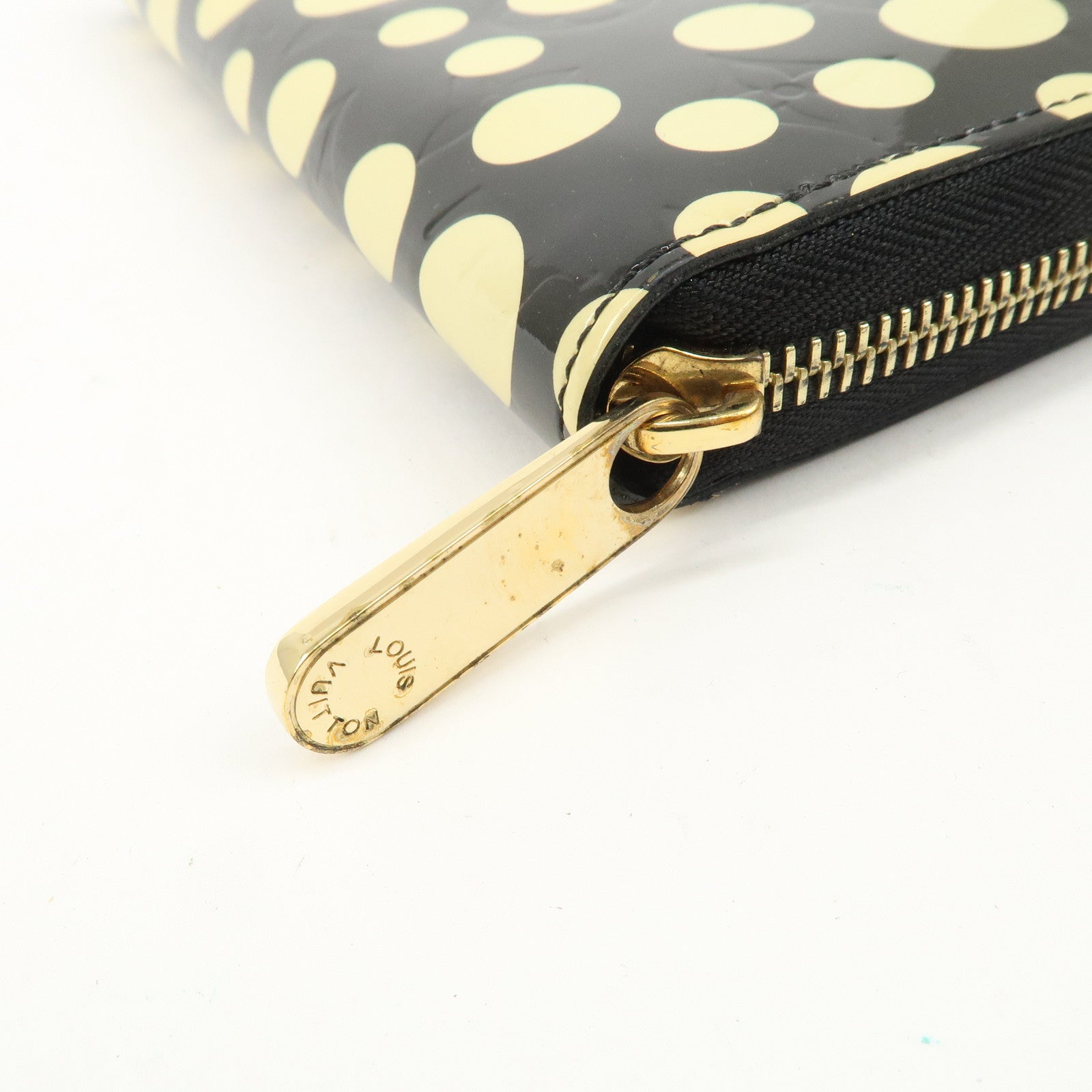 Louis Vuitton Monogram Vernis Dots Infinity Zippy Wallet M91573 Used