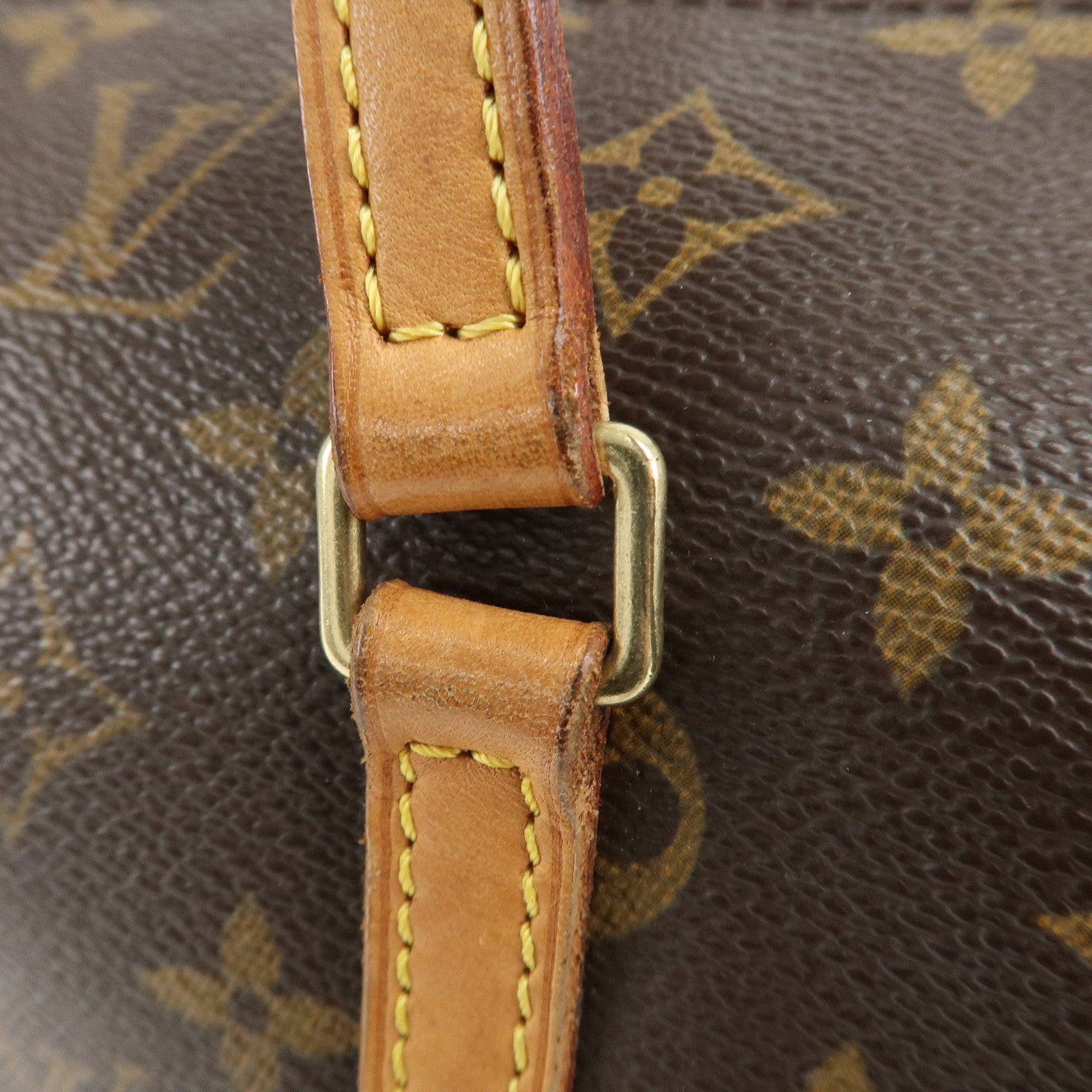 Louis Vuitton Monogram Papillon 30 Hand Bag Brown M51385