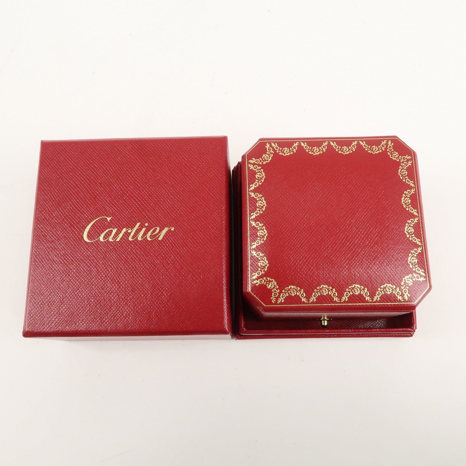 Cartier Set of 2 Ring Box Display Box Jewelry Box For Ring