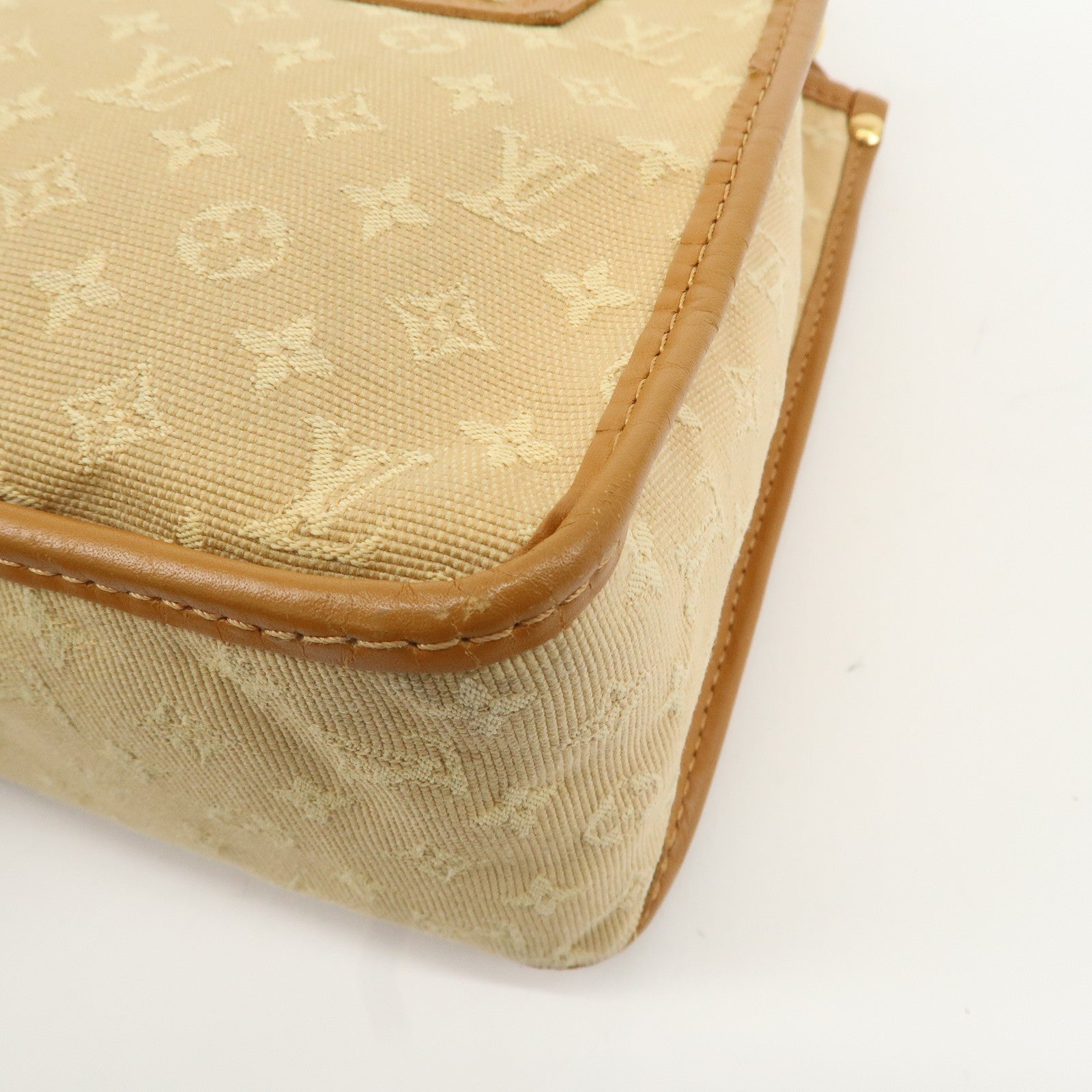 Louis Vuitton Monogram Mini Sac Catherine Hand Bag Beige M92328