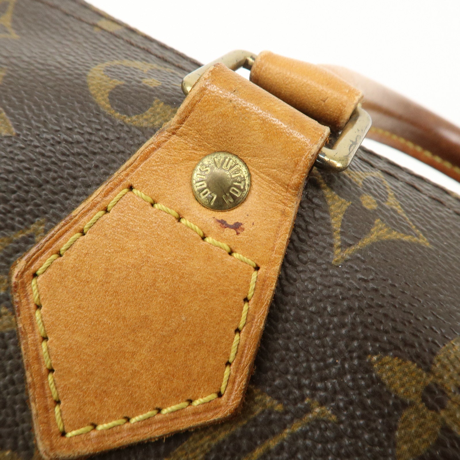 Louis Vuitton Monogram Speedy 30 Hand Bag Boston Bag M41526 Used