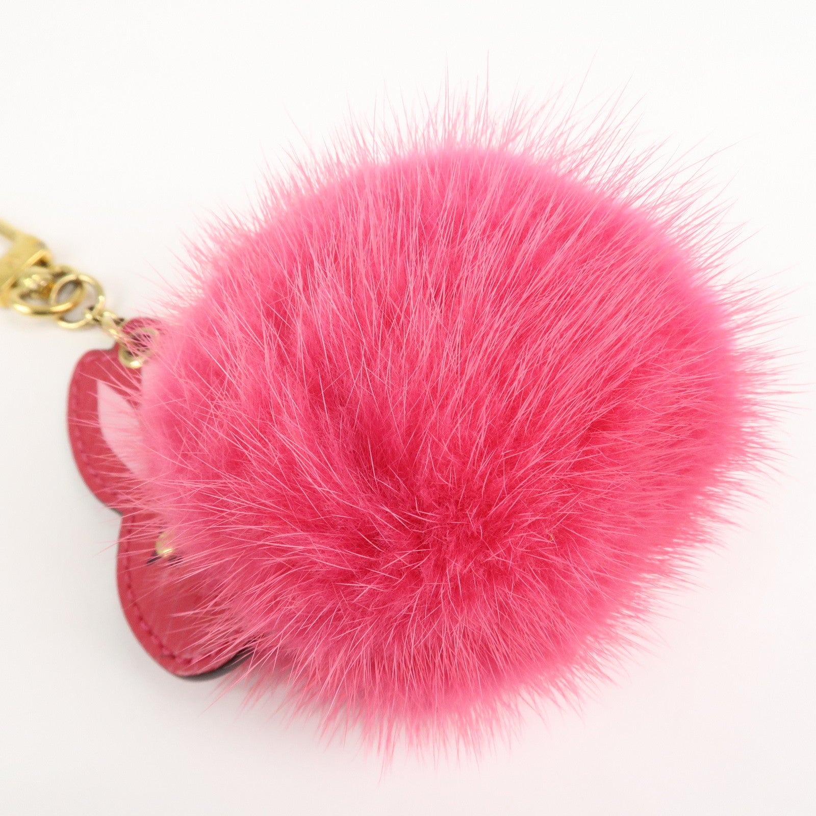 Louis Vuitton Porte Cles Mother's Day Fur Bag Charm Rabbit M62571 Used