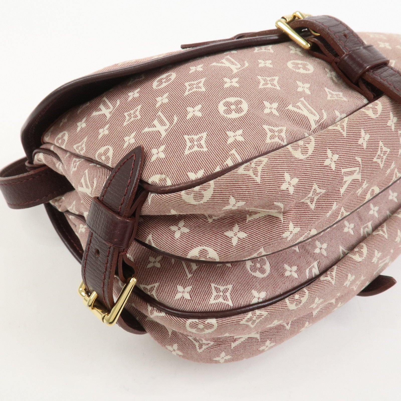 Louis Vuitton Monogram Idylle Saumur PM Shoulder Bag Sepia M40669