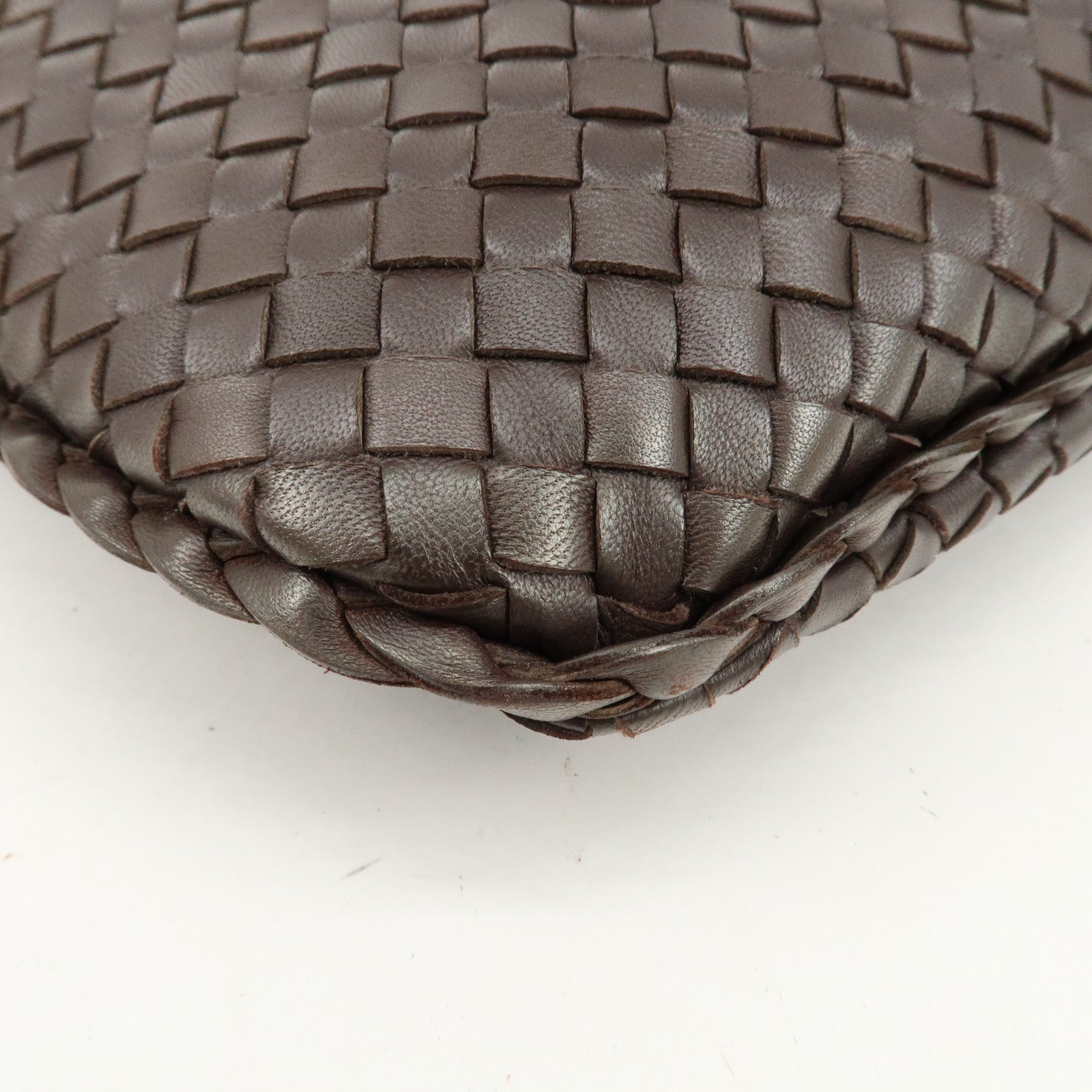 BOTTEGA VENETA Hobo Intrecciato Leather Shoulder Bag 115653