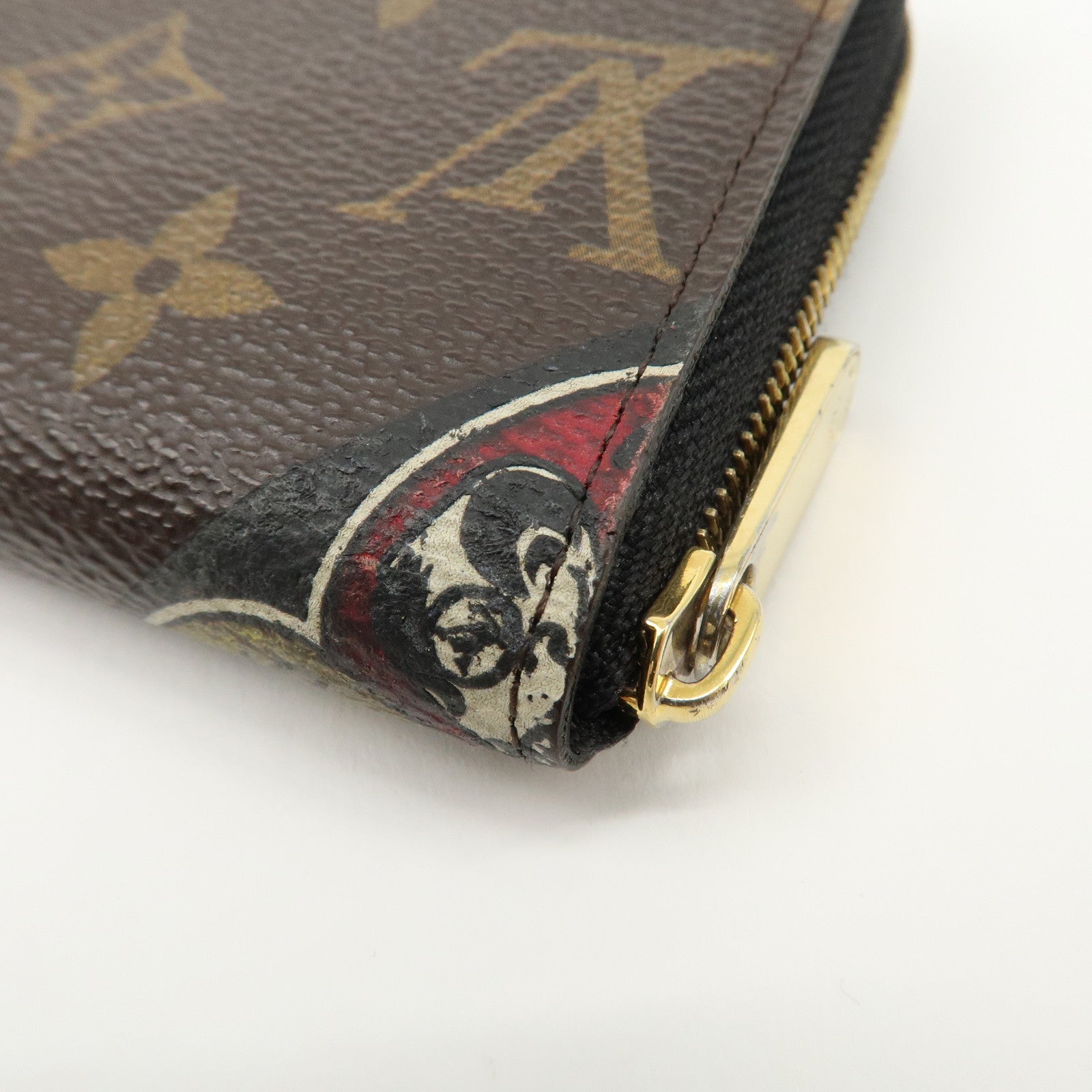 Louis Vuitton Monogram Zippy Coin Purse Kansai Yamamoto M67250 Used