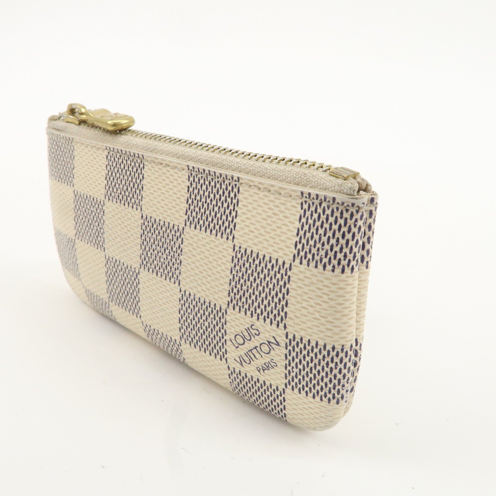 Louis Vuitton Damier Azur Pochette Cles Coin Case N62659