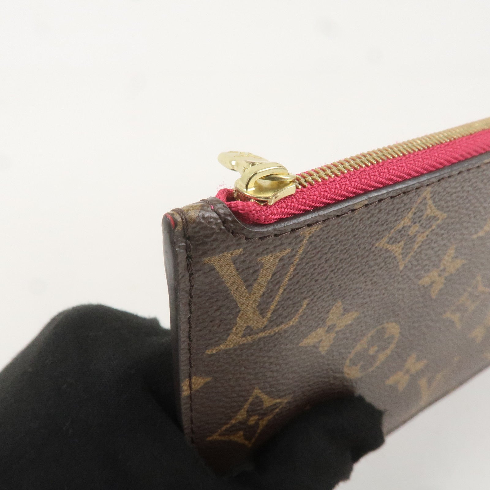 Louis Vuitton Monogram Pouch For Neverfull PM Brown