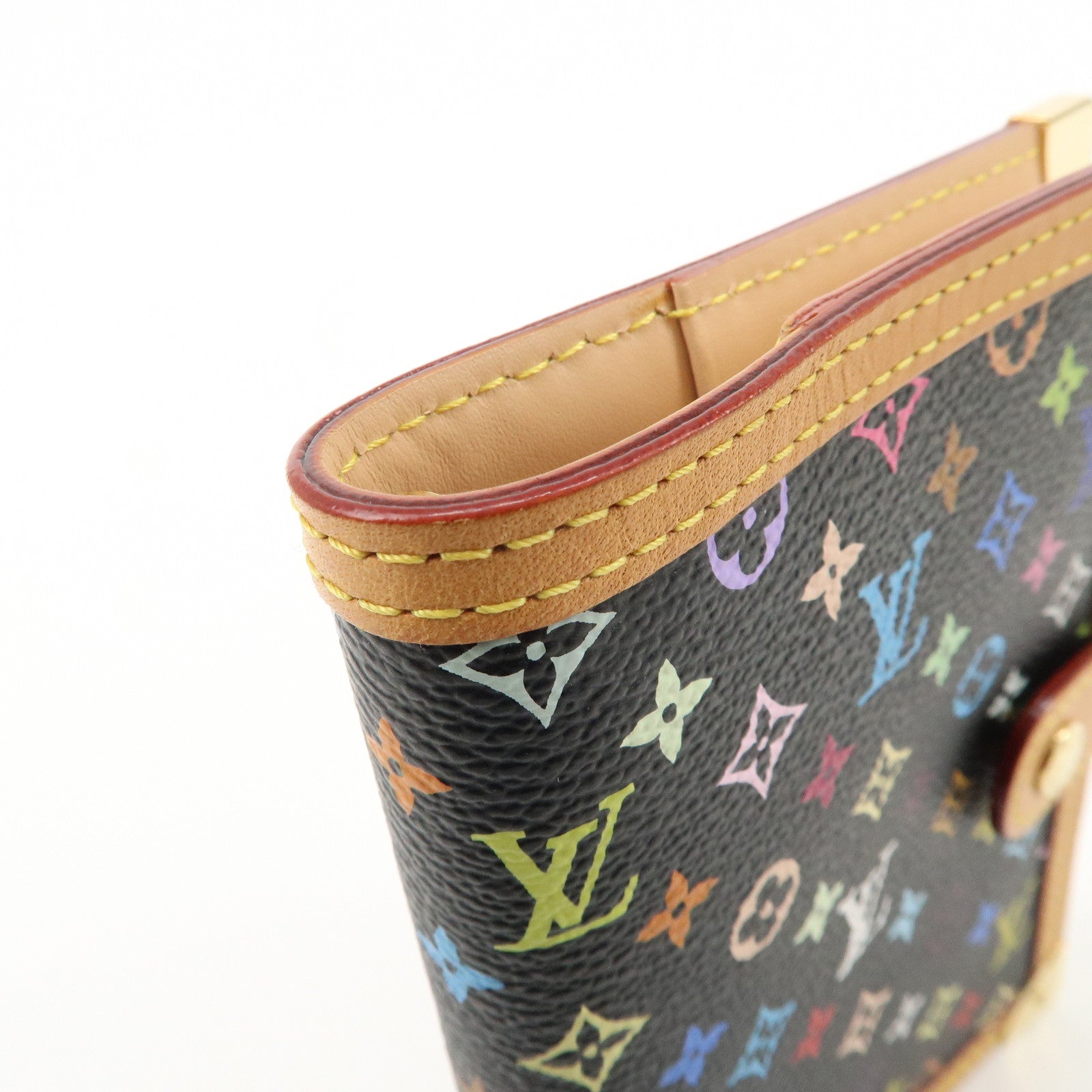 Louis Vuitton Monogram Multi Color Agenda PM Planner Cover R20895 Used