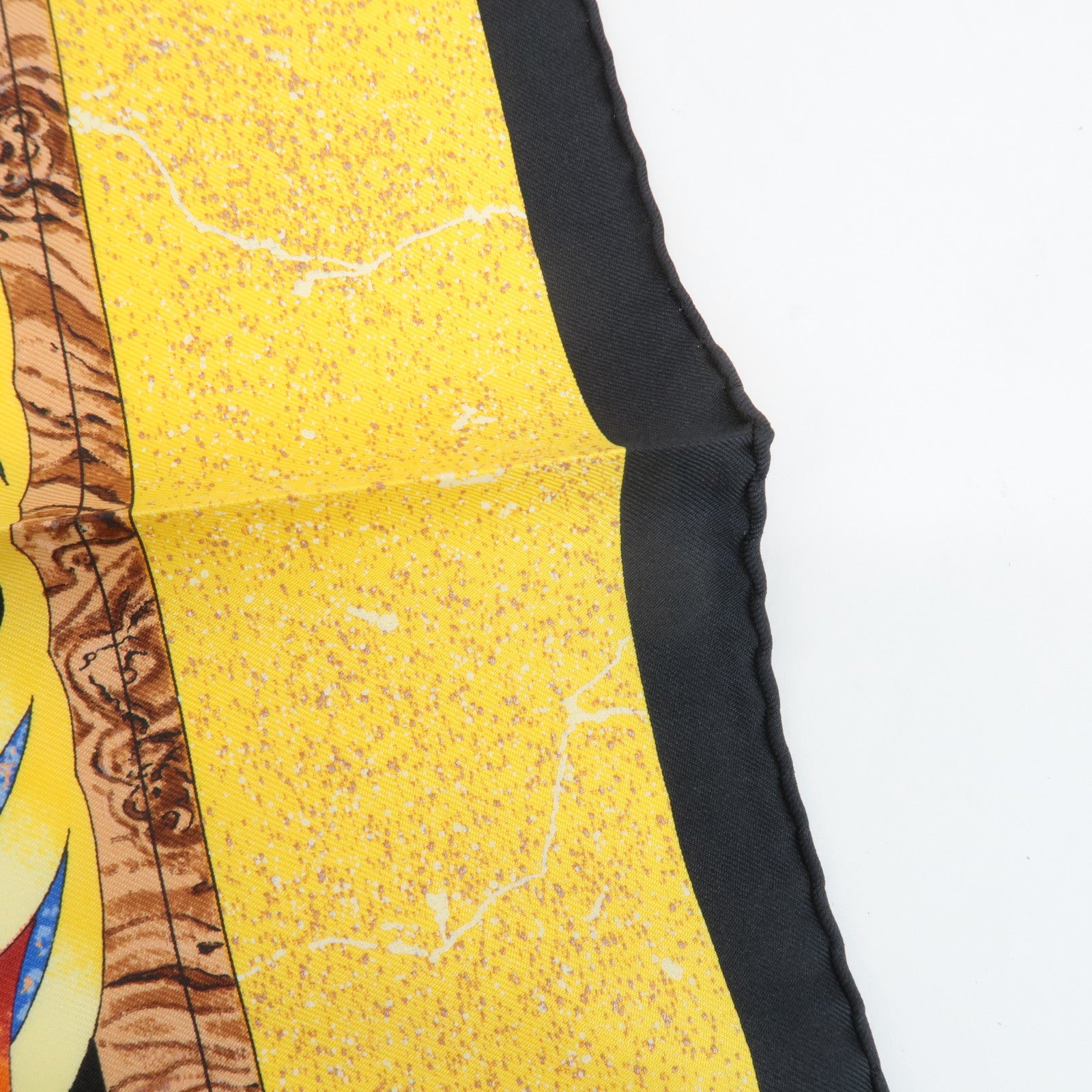 HERMES Carre 90 Silk 100% Scarf PIERRES D ORIENT ET D OCCIDENT Used